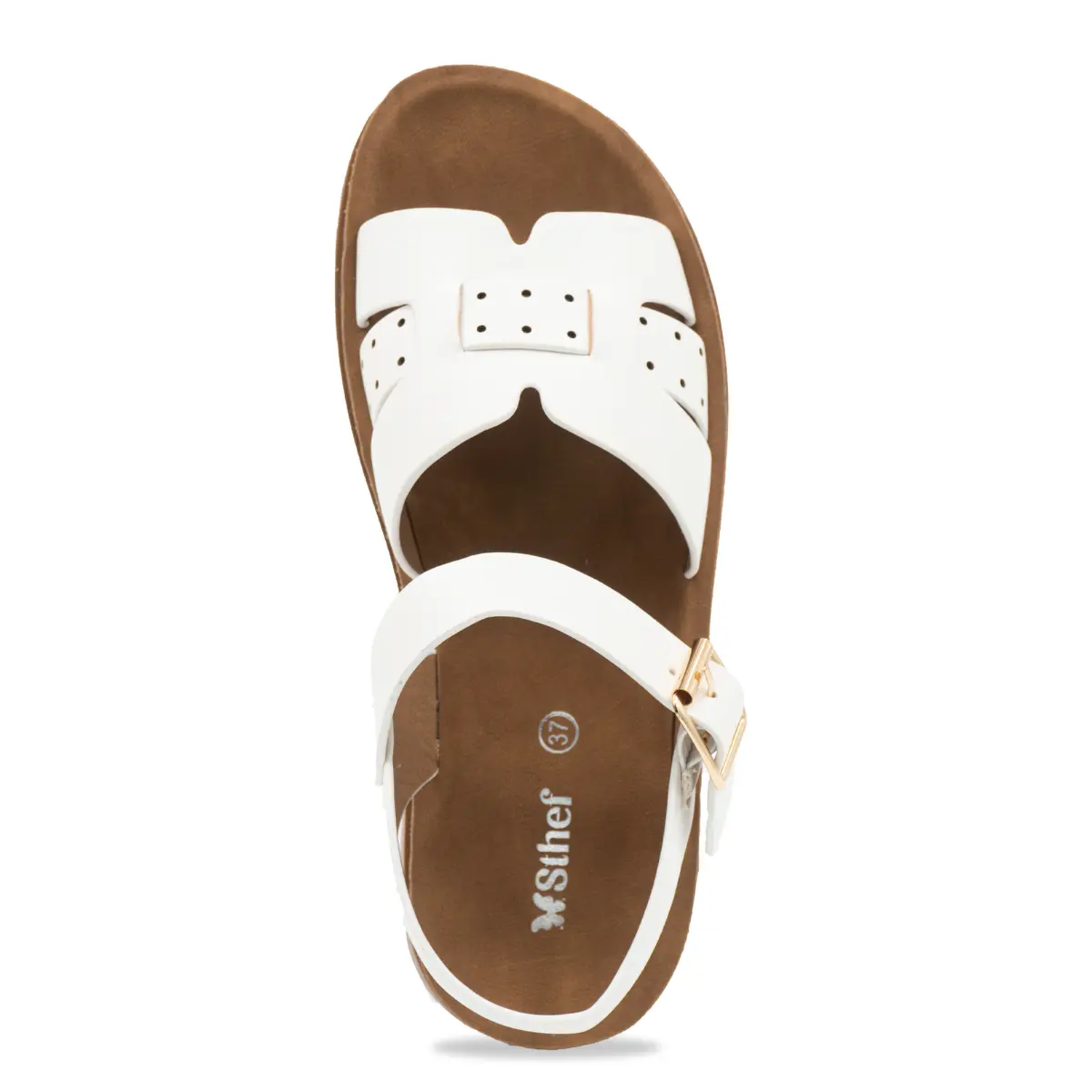 SANDALIA MUJER STHEF CASUAL BLANCO 8167 BLANCO 1136487 - 4