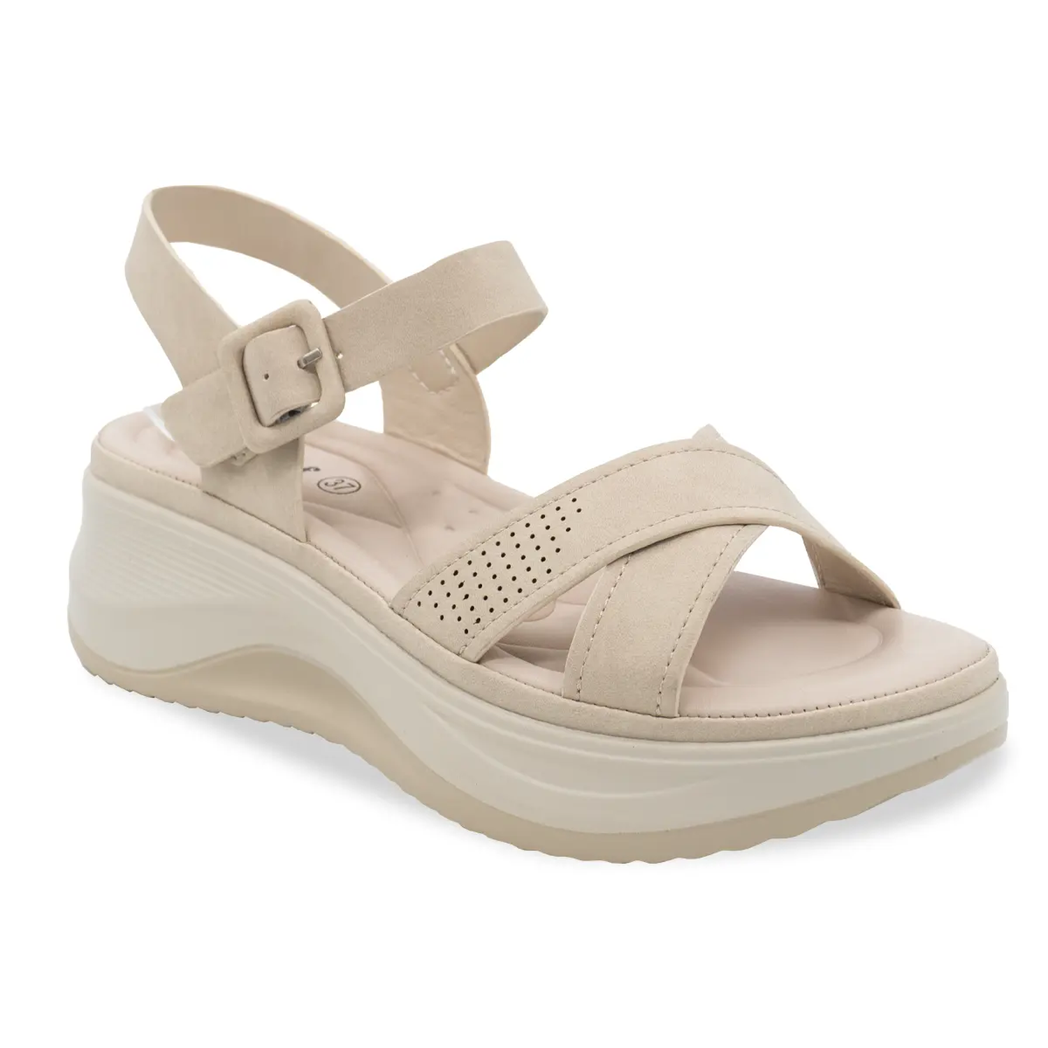 SANDALIA MUJER STHEF CASUAL BEIGE 8207 - 1