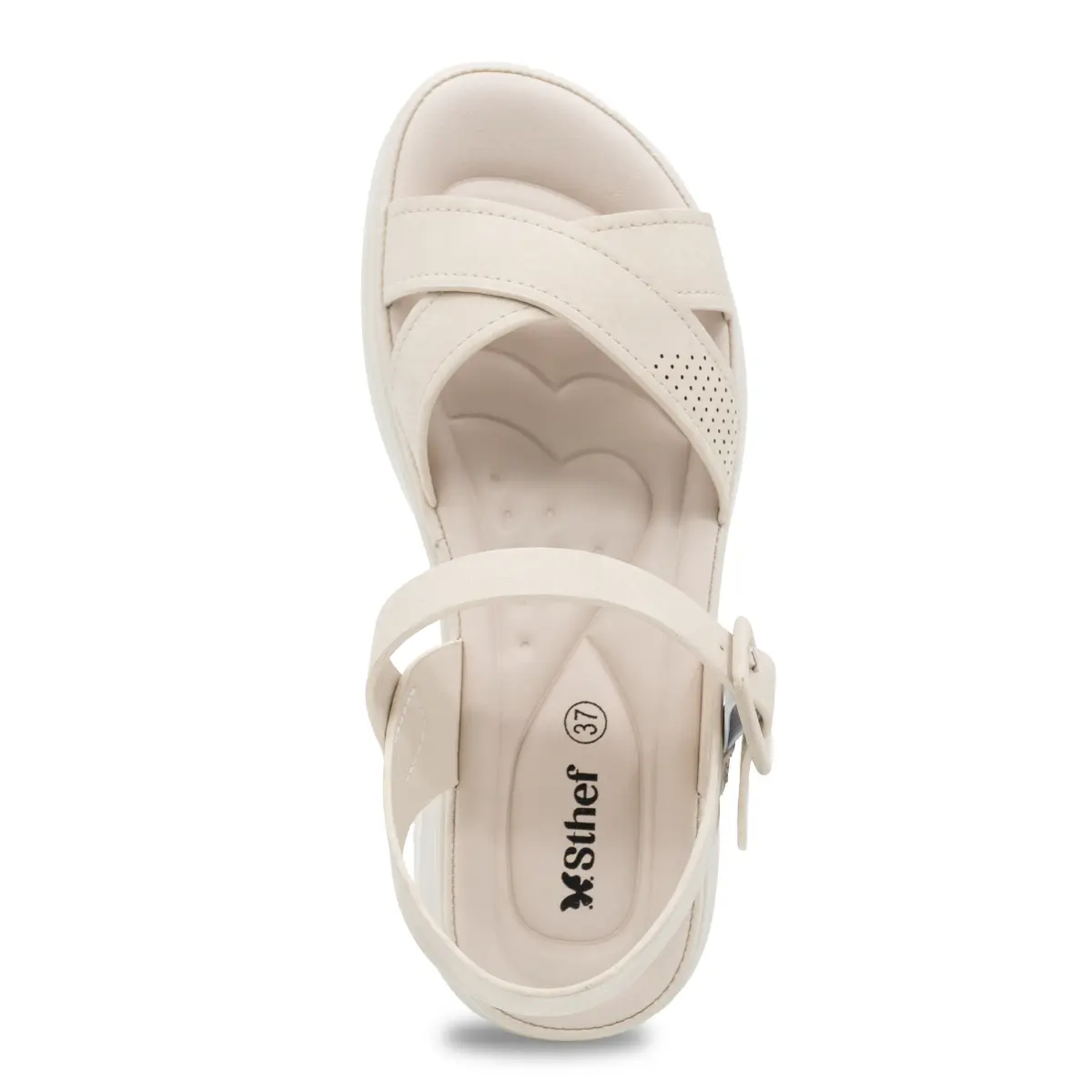 SANDALIA MUJER STHEF CASUAL BEIGE 8207 BEIGE 1137490 - 4