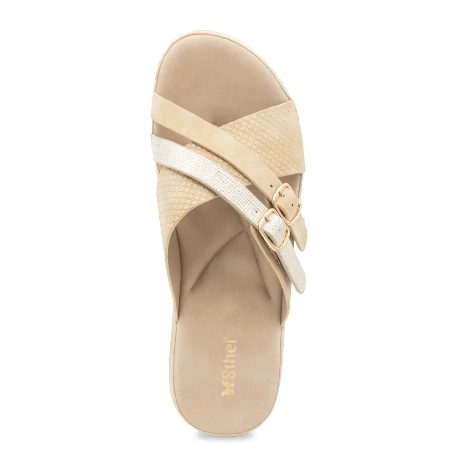 SANDALIA MUJER STHEF CASUAL BEIGE 8191 BEIGE 1137475 - 4