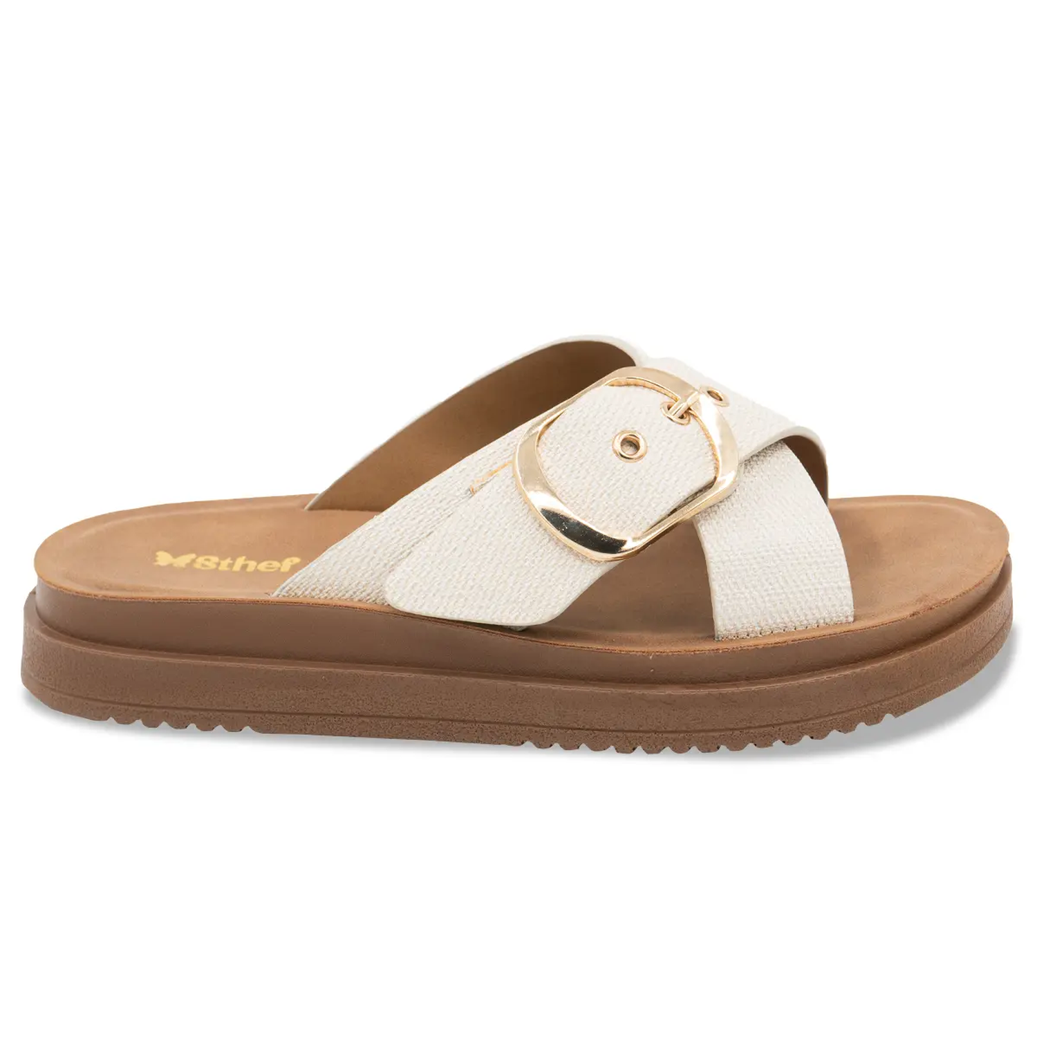 SANDALIA MUJER STHEF CASUAL BEIGE 8160 BEIGE 1137332 - 2