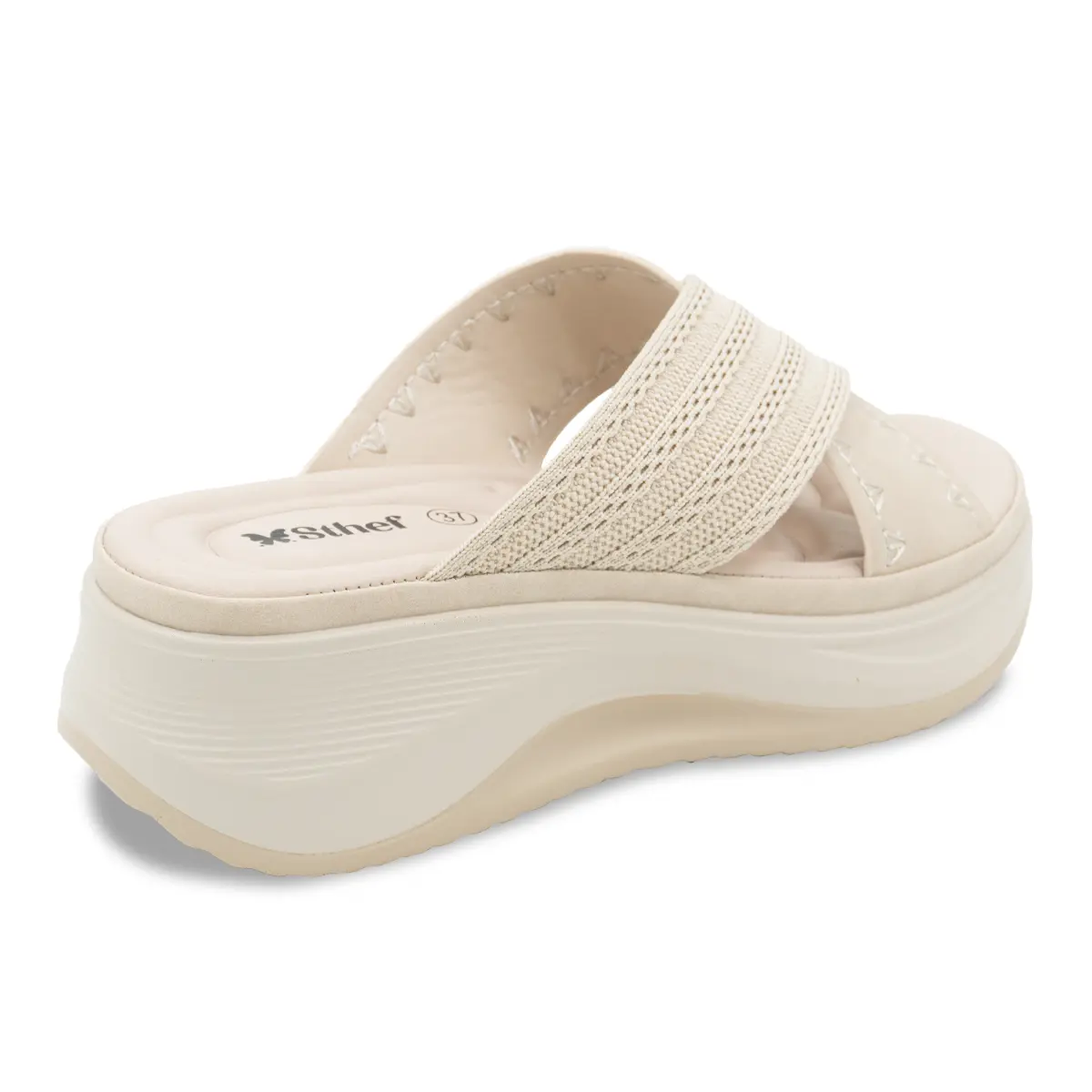 SANDALIA MUJER STHEF CASUAL BEIGE 8206 BEIGE 1137480 - 3