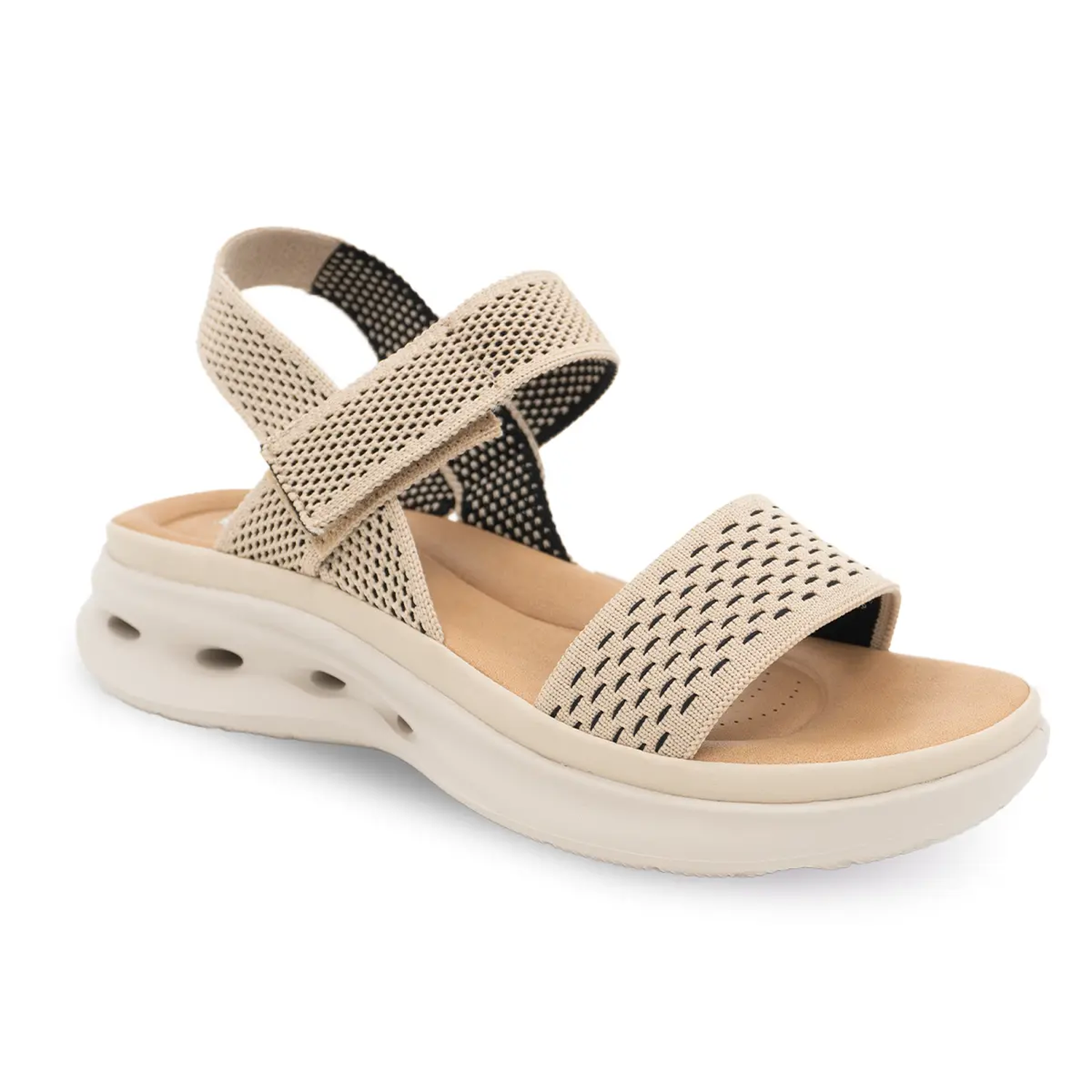 SANDALIA MUJER STHEF CASUAL BEIGE 8151 - 1
