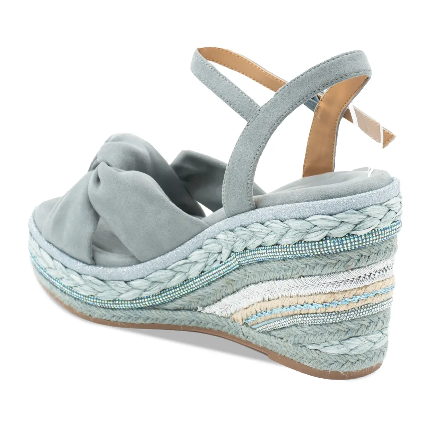 SANDALIA MUJER STHEF CASUAL DENIM 8210 CELESTE 1137620 - 4