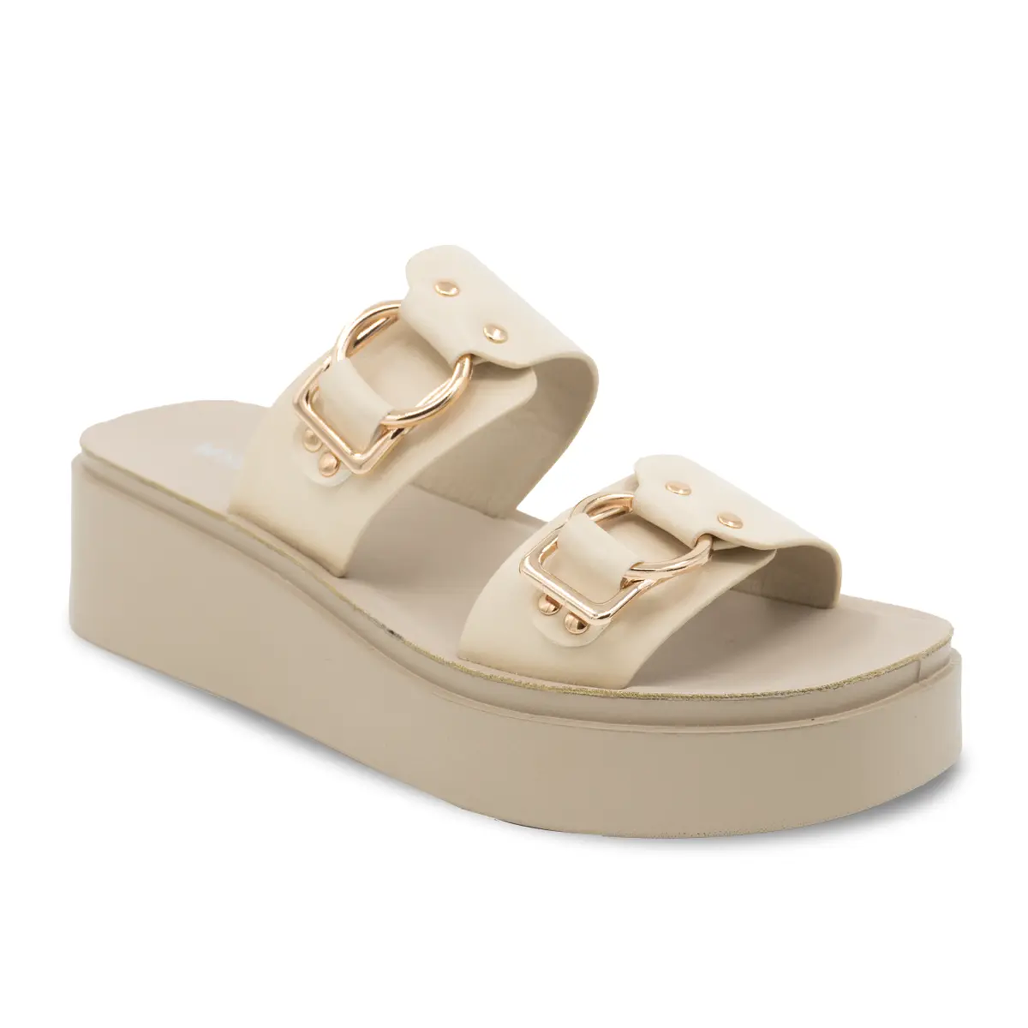SANDALIA MUJER STHEF CASUAL BEIGE 8200 - 1