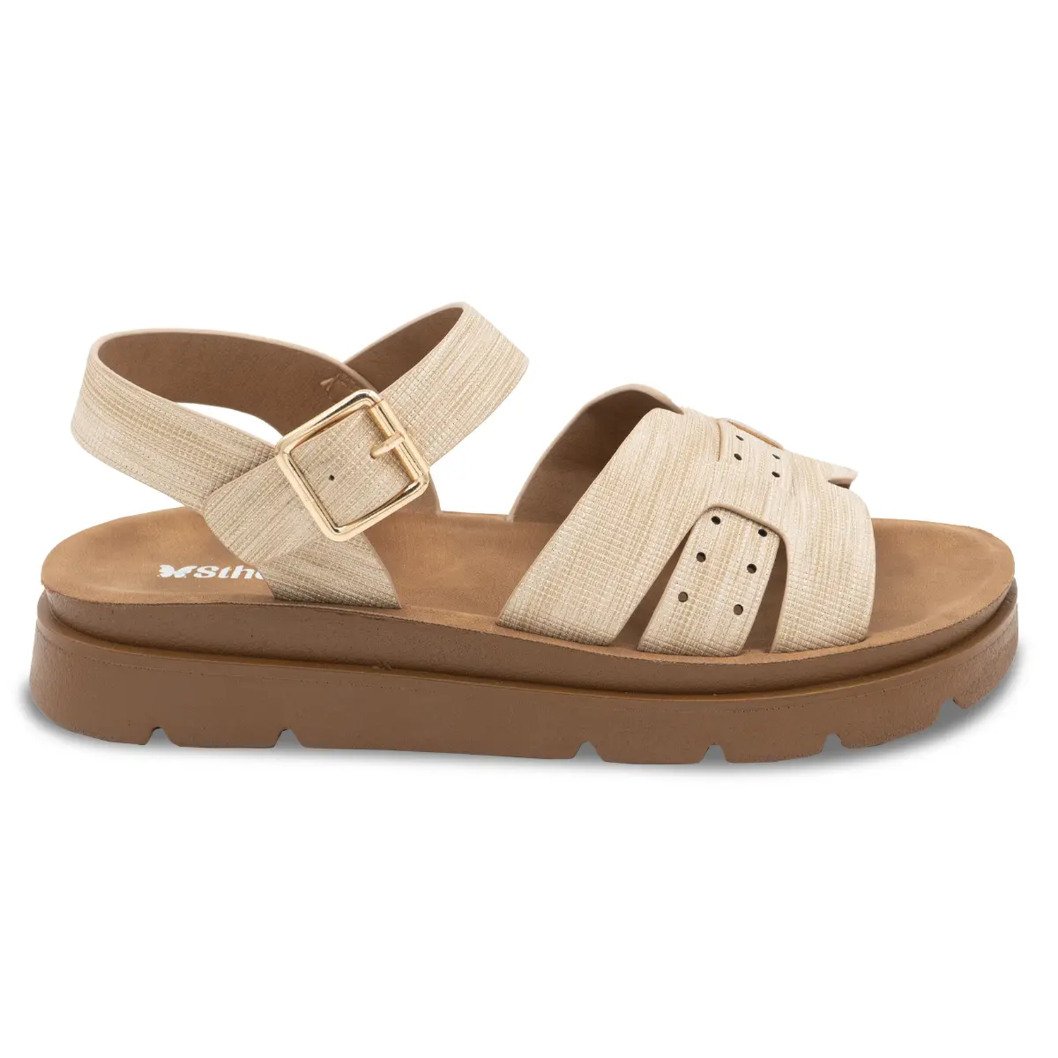 SANDALIA MUJER STHEF CASUAL DORADO 8167 DORADO 1136492 - 2