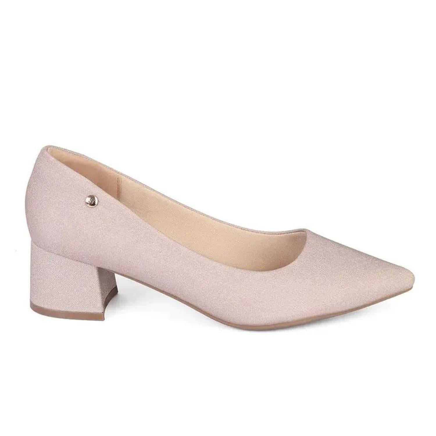 ZAPATO MUJER STHEF VESTIR CHAMPAGNE 7903 - 1
