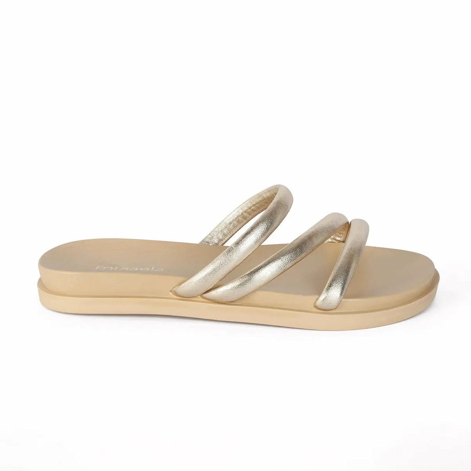 SANDALIA MUJER MIKAELA CASUAL OURO 3033.0315(5) - 1