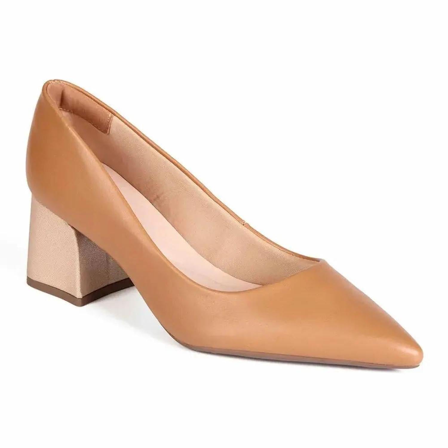 ZAPATO MUJER MIKAELA VESTIR CAPUCCINO/DOURADO 20462-01 BEIGE 1120534 - 2