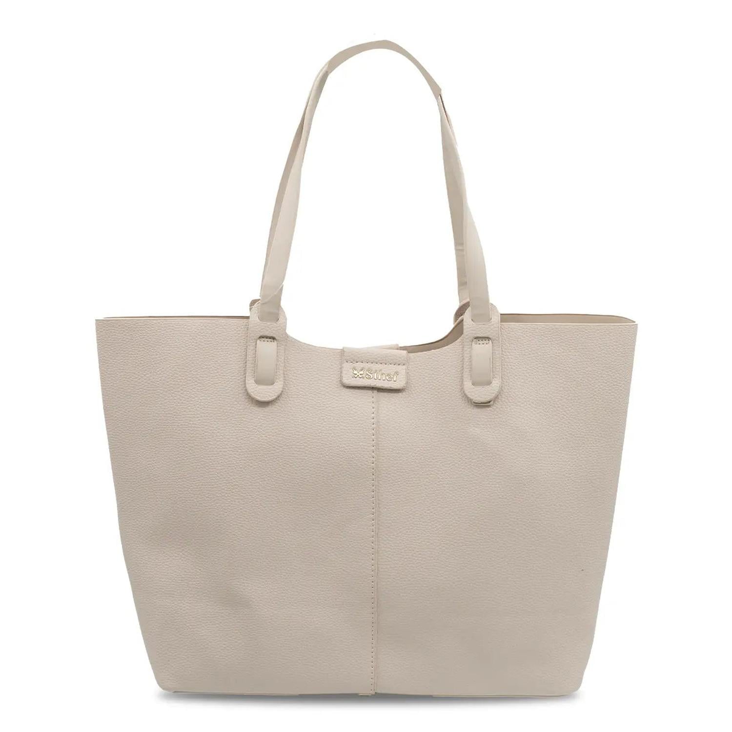 CARTERA CASUAL MUJER OFF WHITE STHEF 8237 BEIGE 1137768 - 8