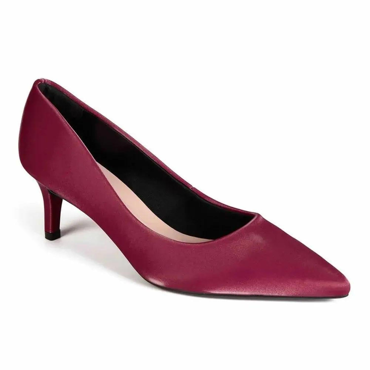 ZAPATO MUJER MIKAELA VESTIR BURGUNDY 13552-01 COLOR 1120457 - 2