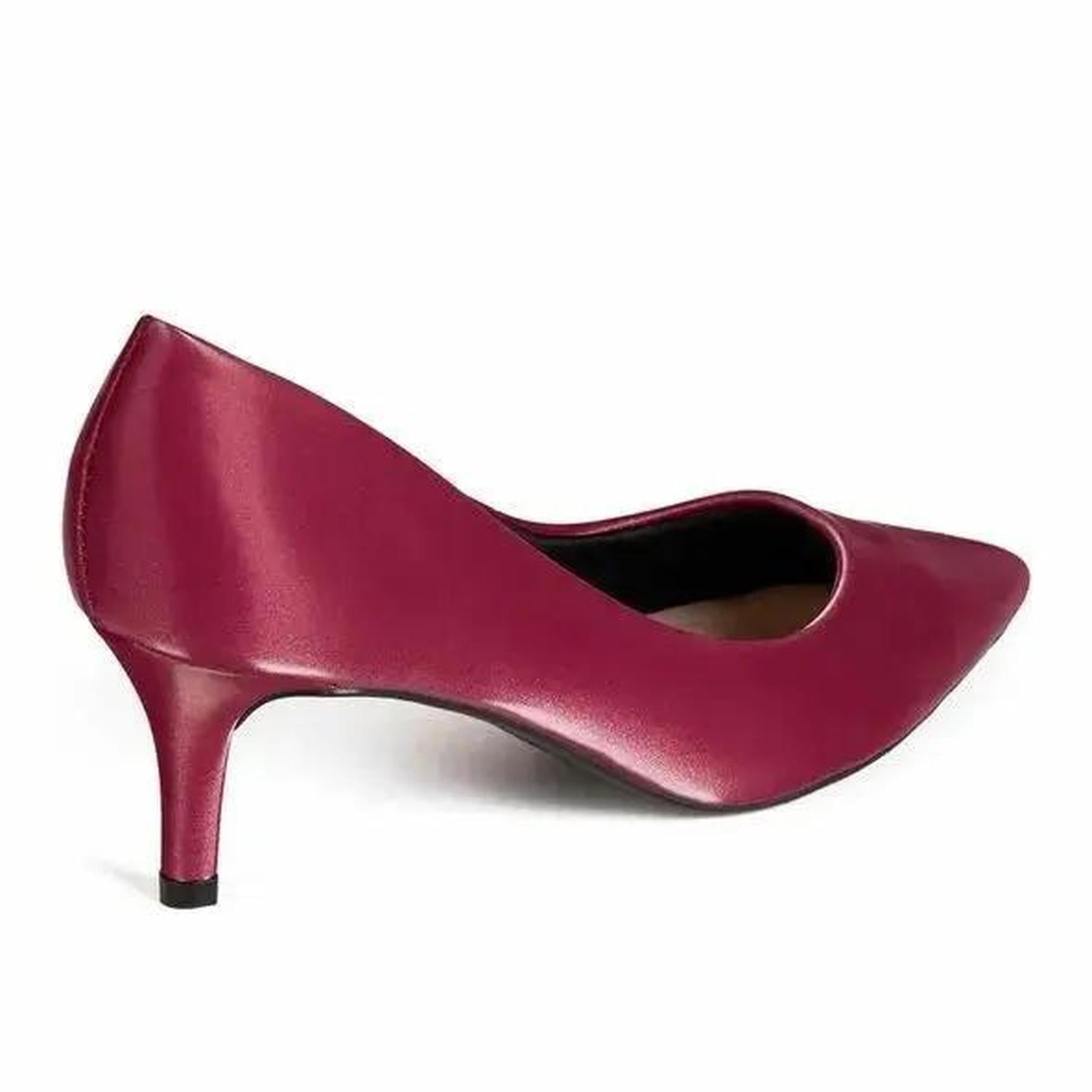 ZAPATO MUJER MIKAELA VESTIR BURGUNDY 13552-01 COLOR 1120457 - 3
