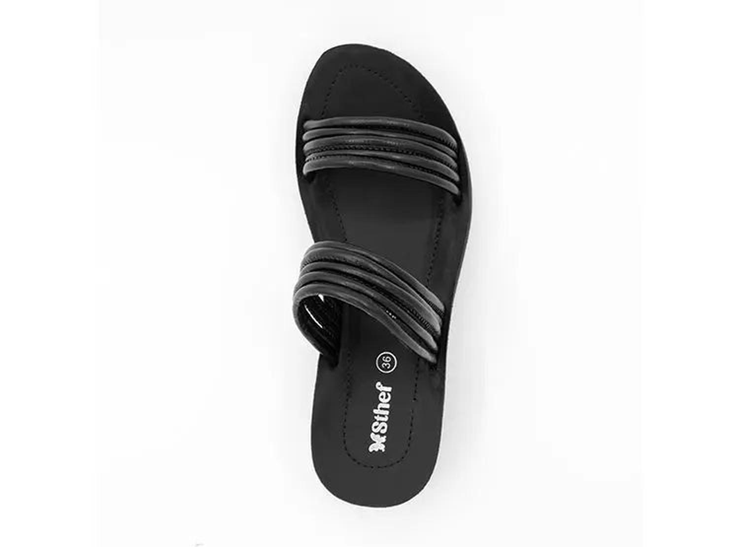 SANDALIA MUJER STHEF CASUAL NEGRO 8022 NEGRO 1123030 - 4
