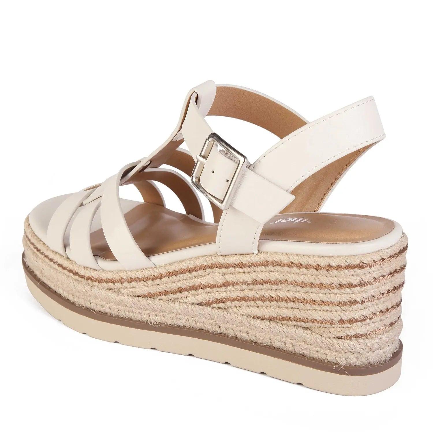 SANDALIA MUJER STHEF CASUAL OFF WHITE 8032 BLANCO 1123559 - 3