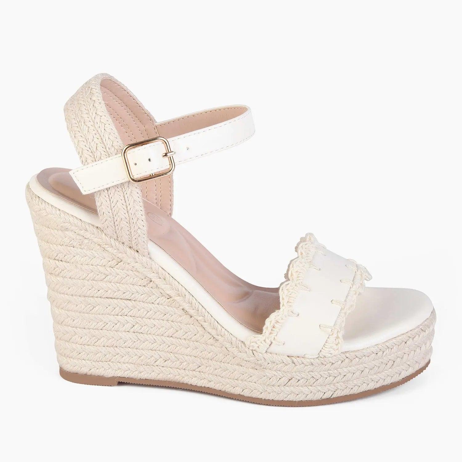 SANDALIA MUJER STHEF CASUAL OFF WHITE 8029 BLANCO 1123530 - 2
