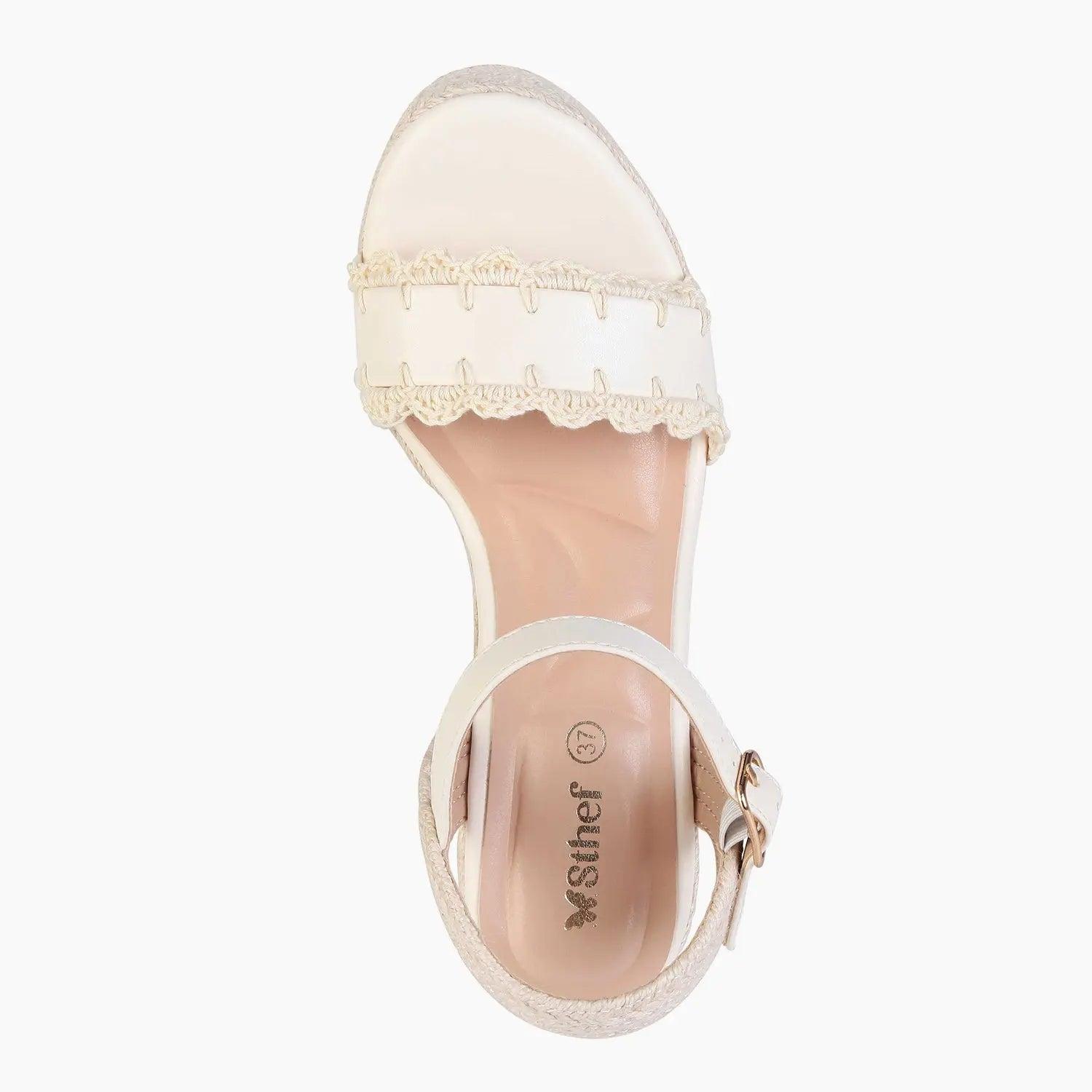 SANDALIA MUJER STHEF CASUAL OFF WHITE 8029 BLANCO 1123530 - 4