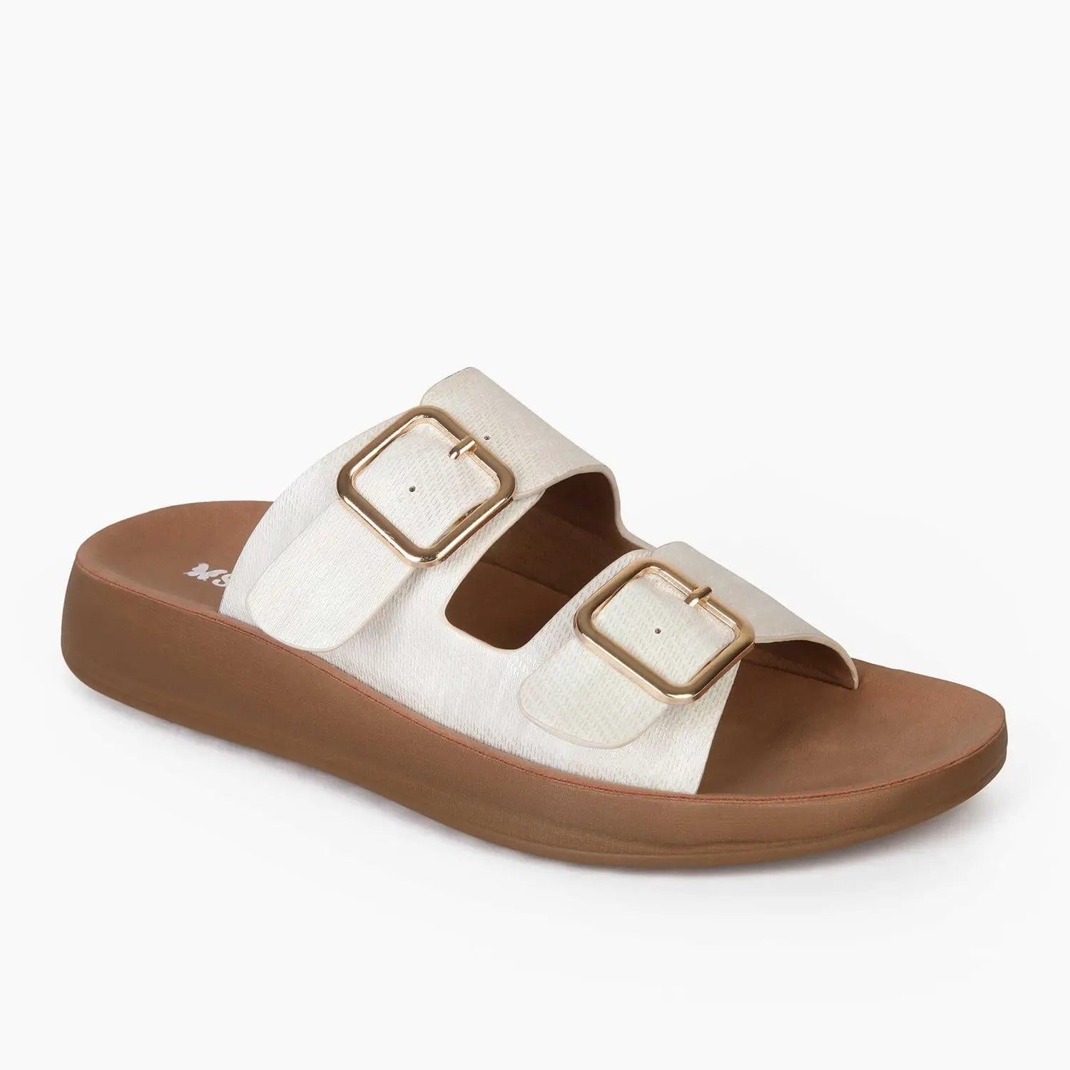 SANDALIA MUJER STHEF CASUAL BLANCO 8016 - 1