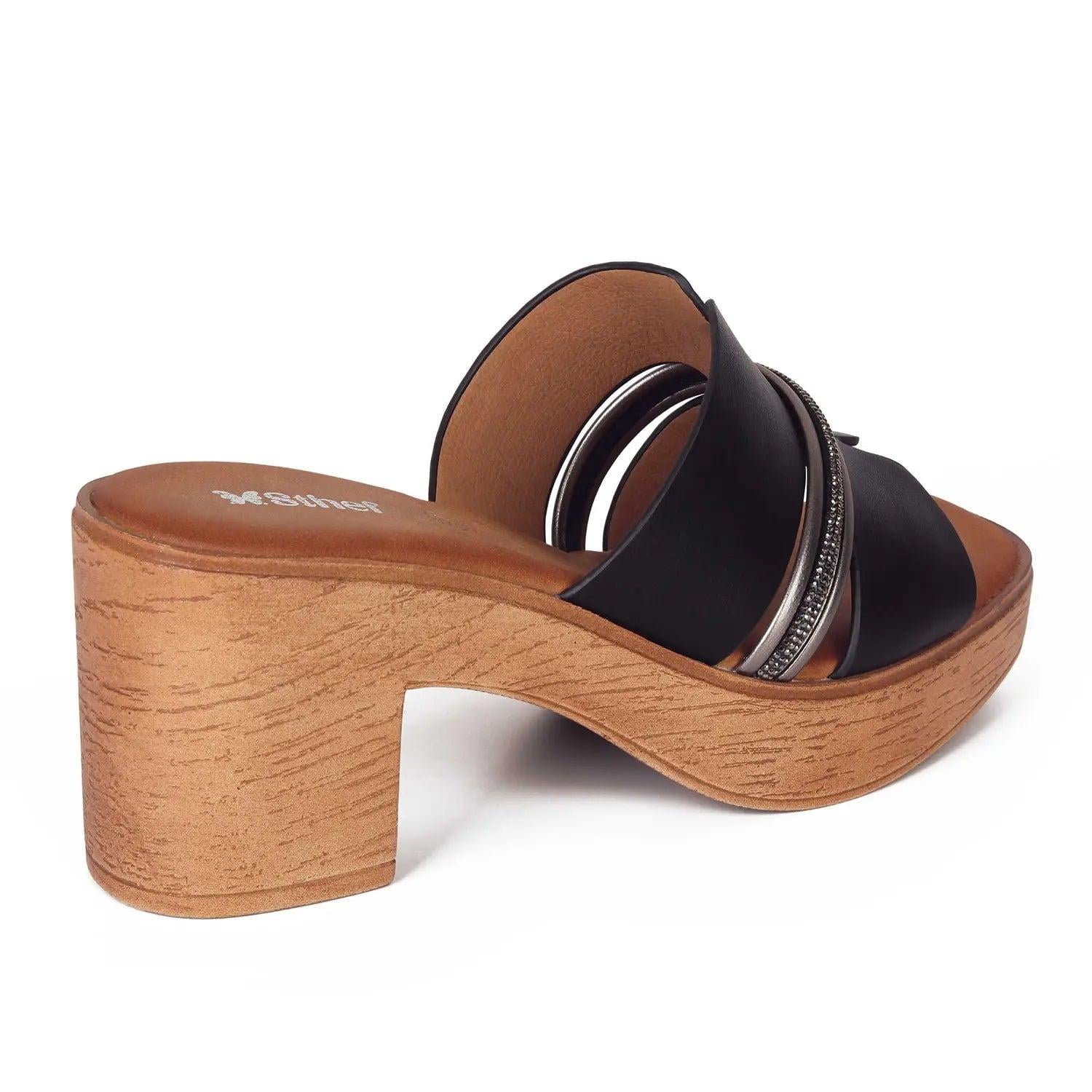 SANDALIA MUJER STHEF CASUAL NEGRO 8012 NEGRO 1121643 - 3