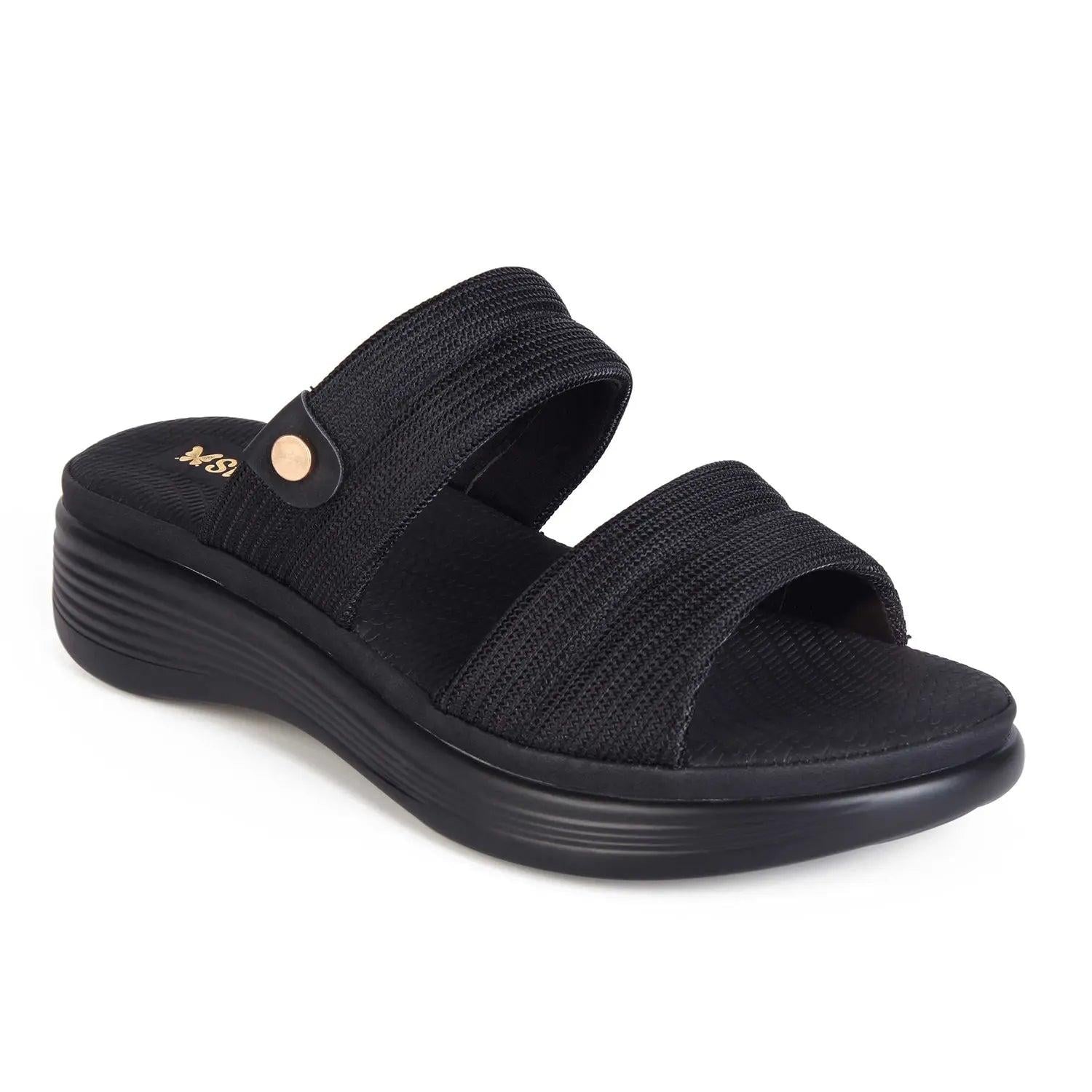 SANDALIA MUJER STHEF CASUAL NEGRO 8027 - 1