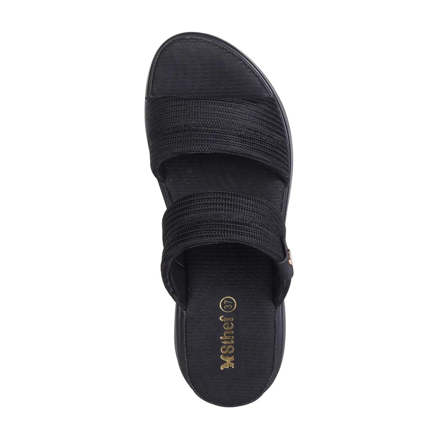 SANDALIA MUJER STHEF CASUAL NEGRO 8027 NEGRO 1123509 - 4