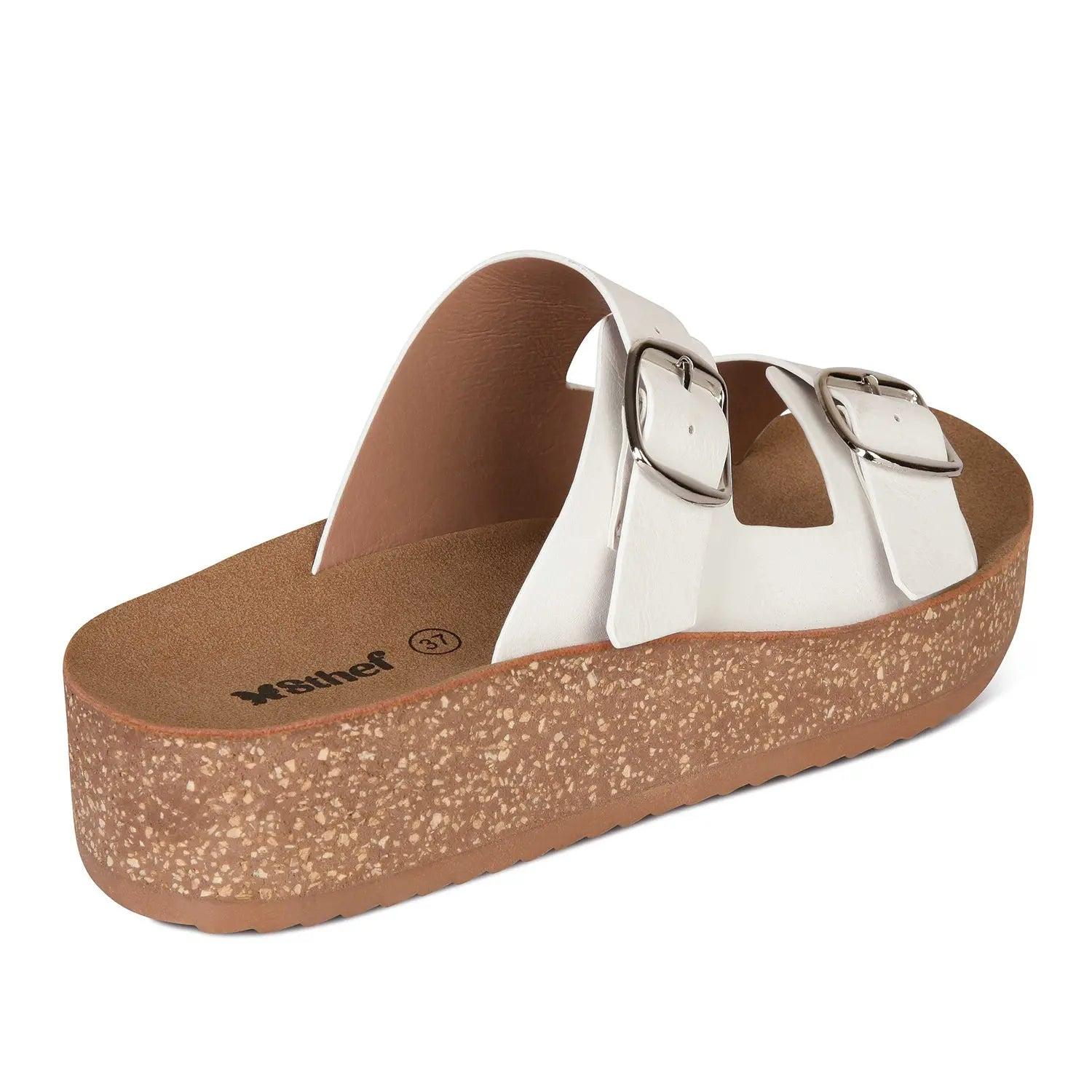 SANDALIA MUJER STHEF CASUAL BLANCO 8018 BLANCO 1122979 - 3