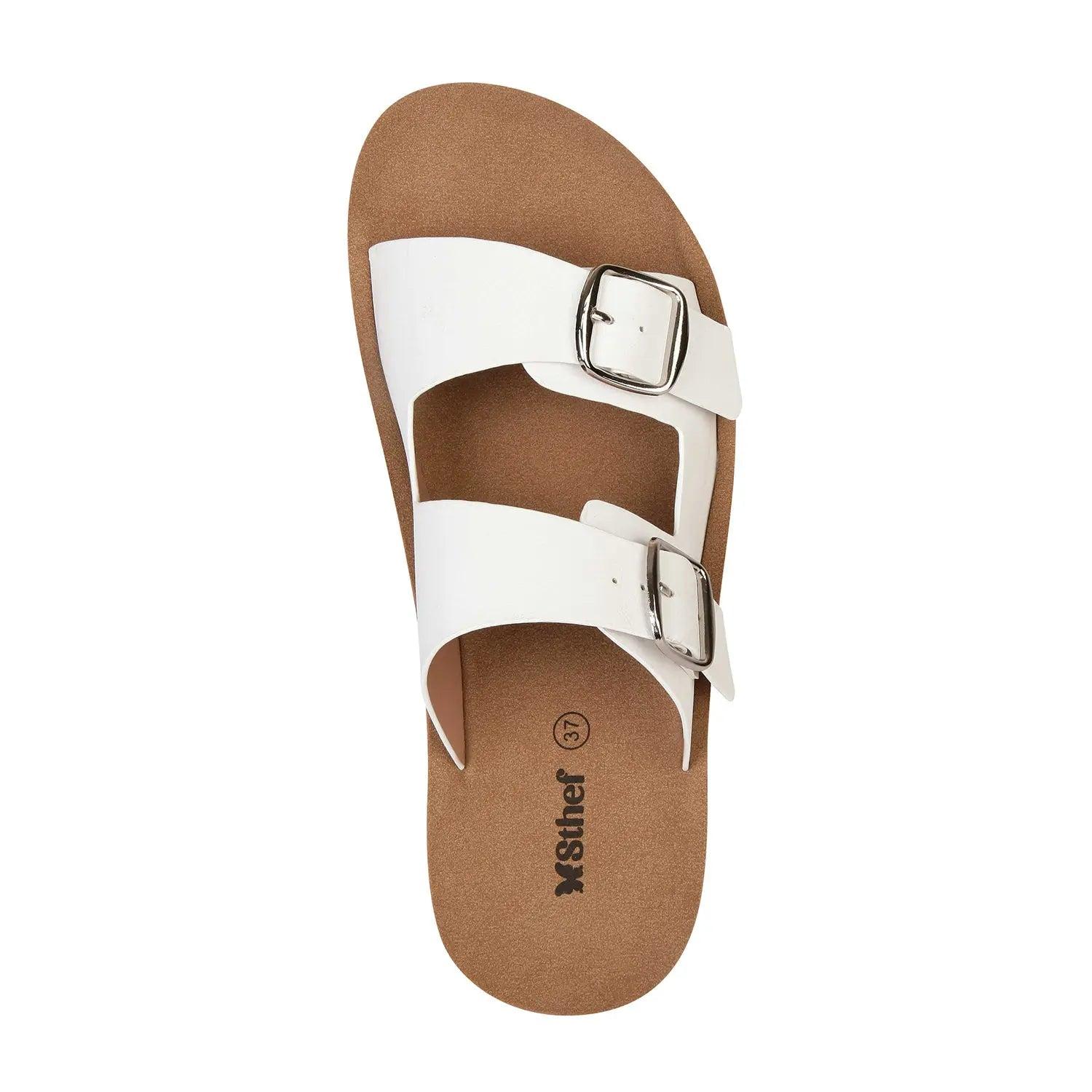 SANDALIA MUJER STHEF CASUAL BLANCO 8018 BLANCO 1122979 - 4