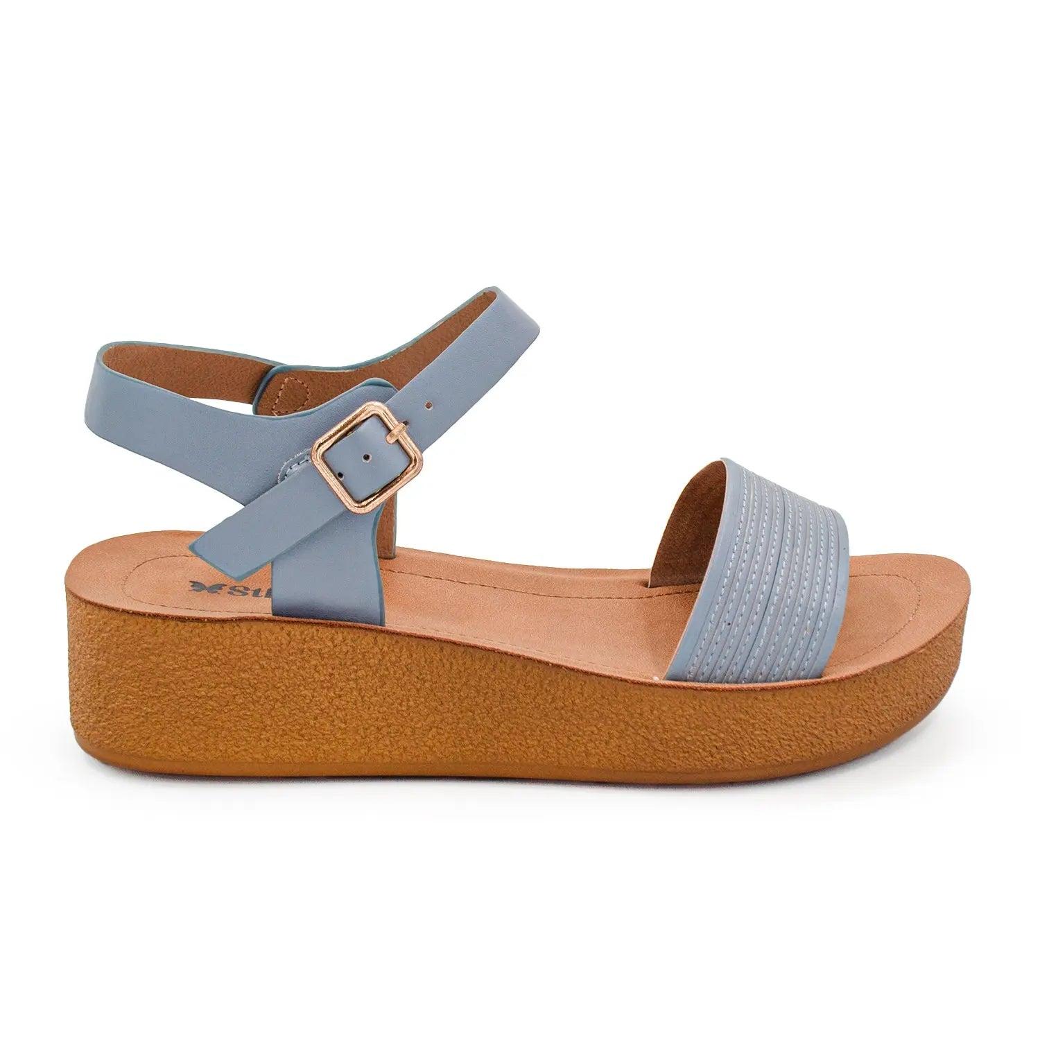 SANDALIA MUJER STHEF CASUAL AZUL 8021 AZUL 1123015 - 2