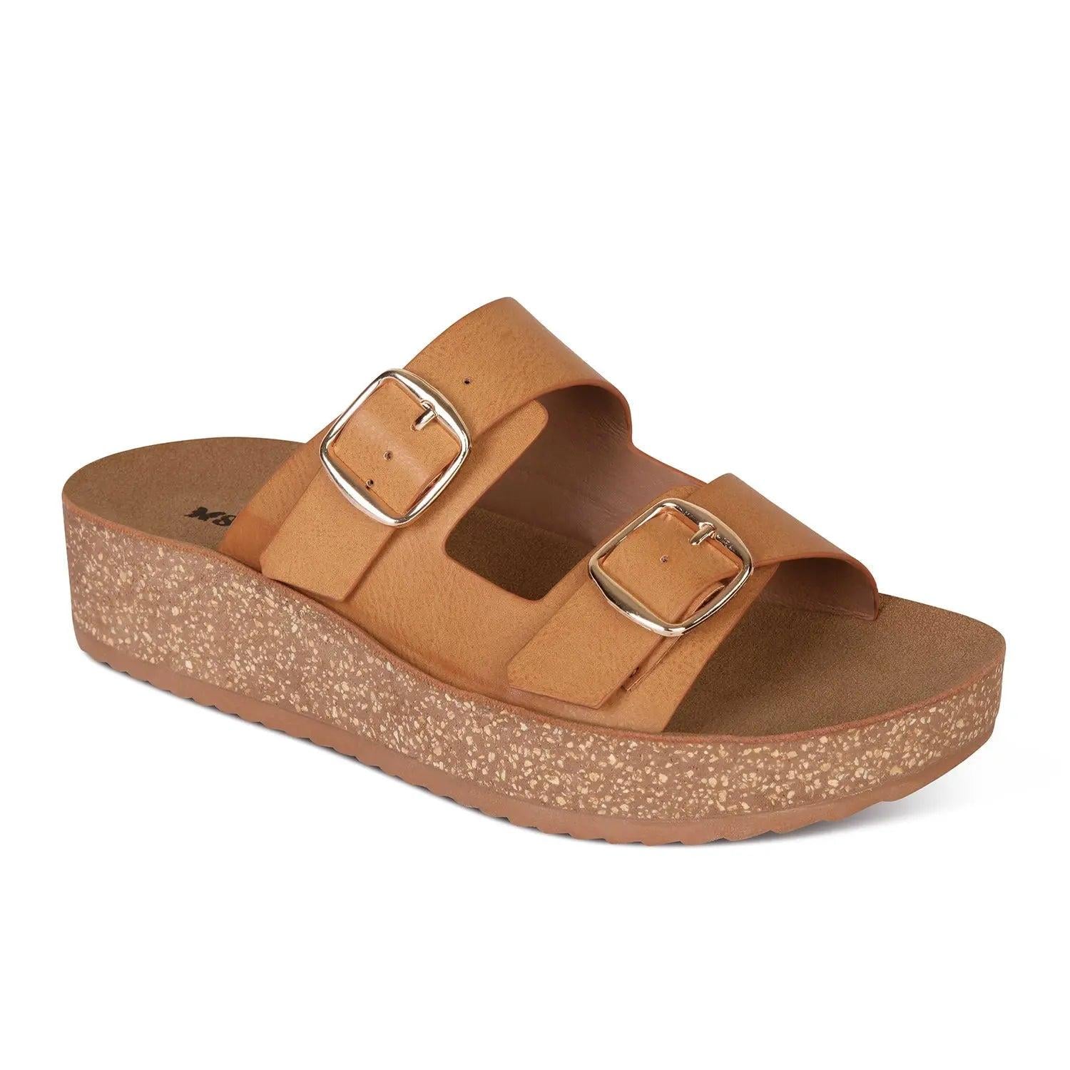 SANDALIA MUJER STHEF CASUAL MARRON 8018 - 1