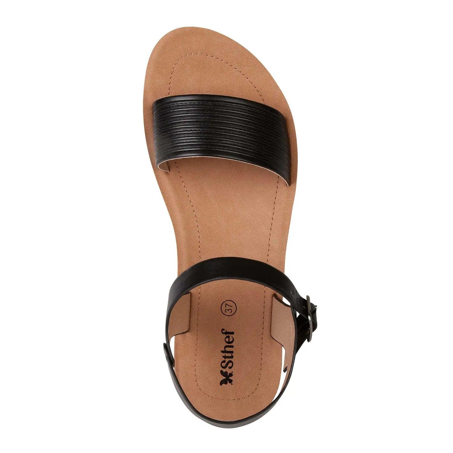SANDALIA MUJER STHEF CASUAL NEGRO 8021 NEGRO 1123020 - 4