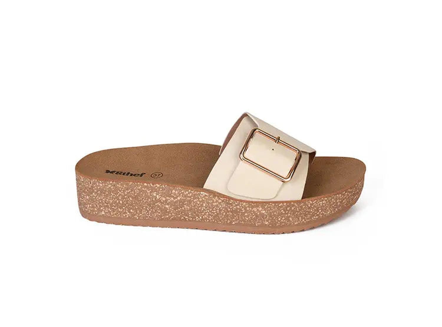 SANDALIA MUJER STHEF CASUAL OFF WHITE 8019 BLANCO 1122989 - 4