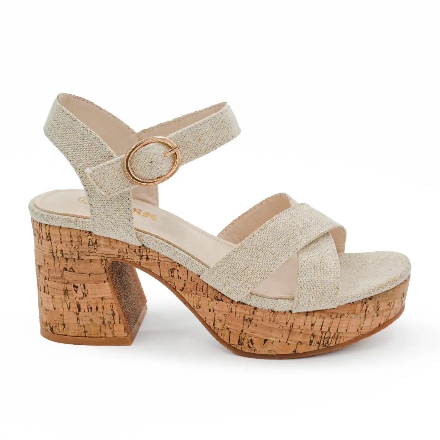 SANDALIA MUJER STHEF CASUAL BEIGE 8046 BEIGE 1123267 - 2