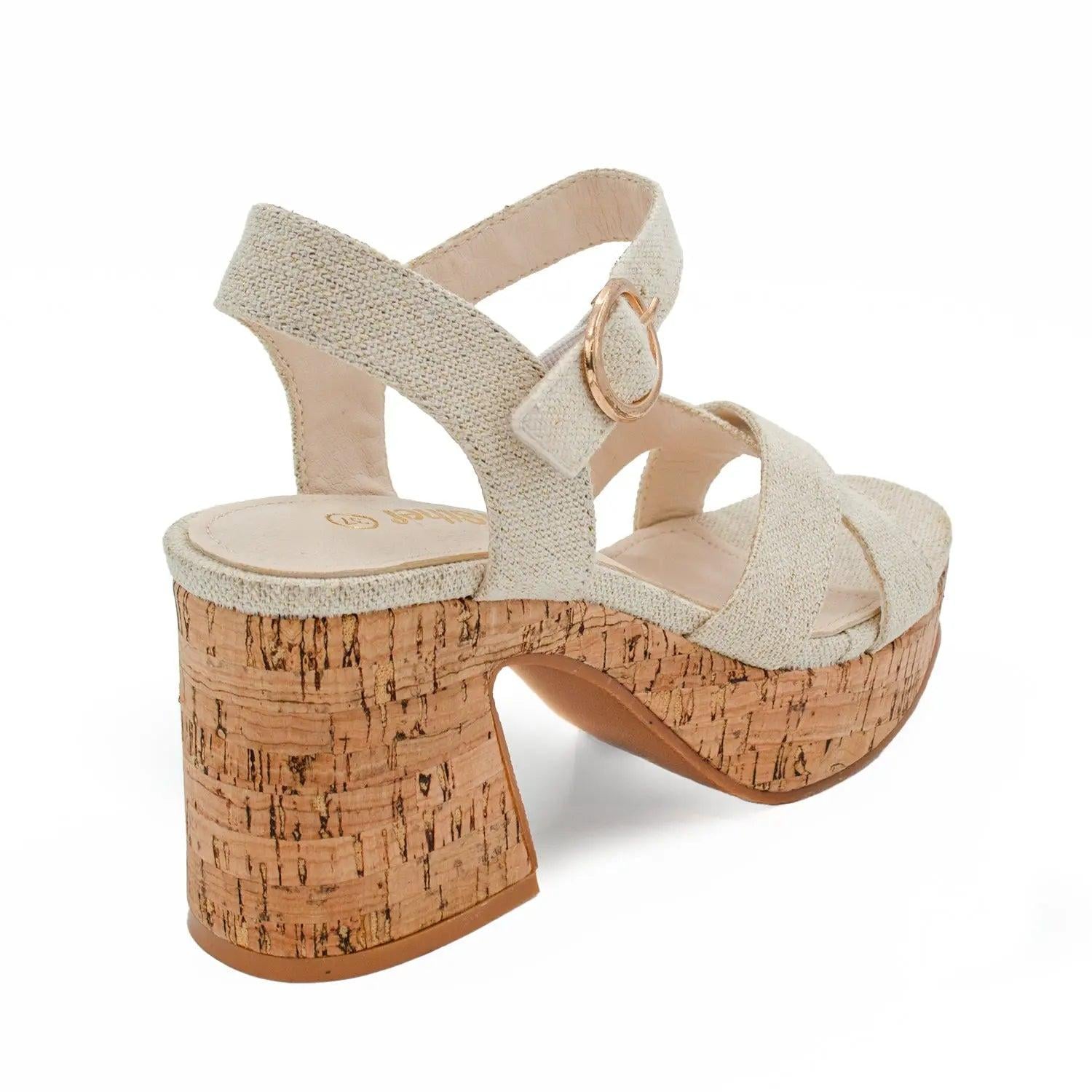SANDALIA MUJER STHEF CASUAL BEIGE 8046 BEIGE 1123267 - 3