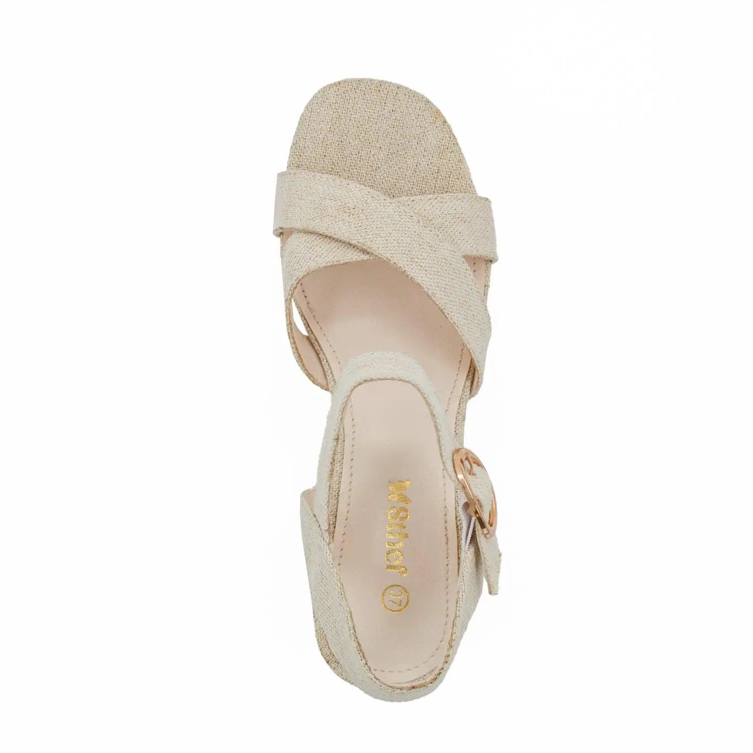 SANDALIA MUJER STHEF CASUAL BEIGE 8046 BEIGE 1123267 - 4