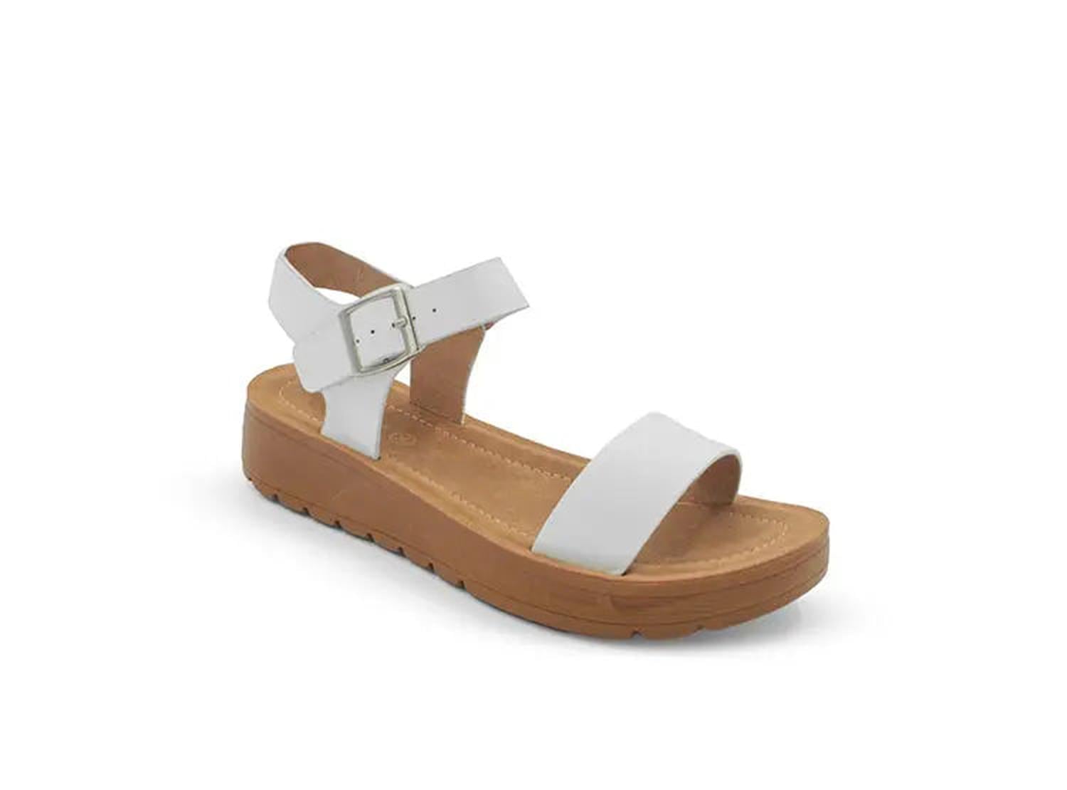 SANDALIA MUJER STHEF CASUAL BLANCO 8041 - 1