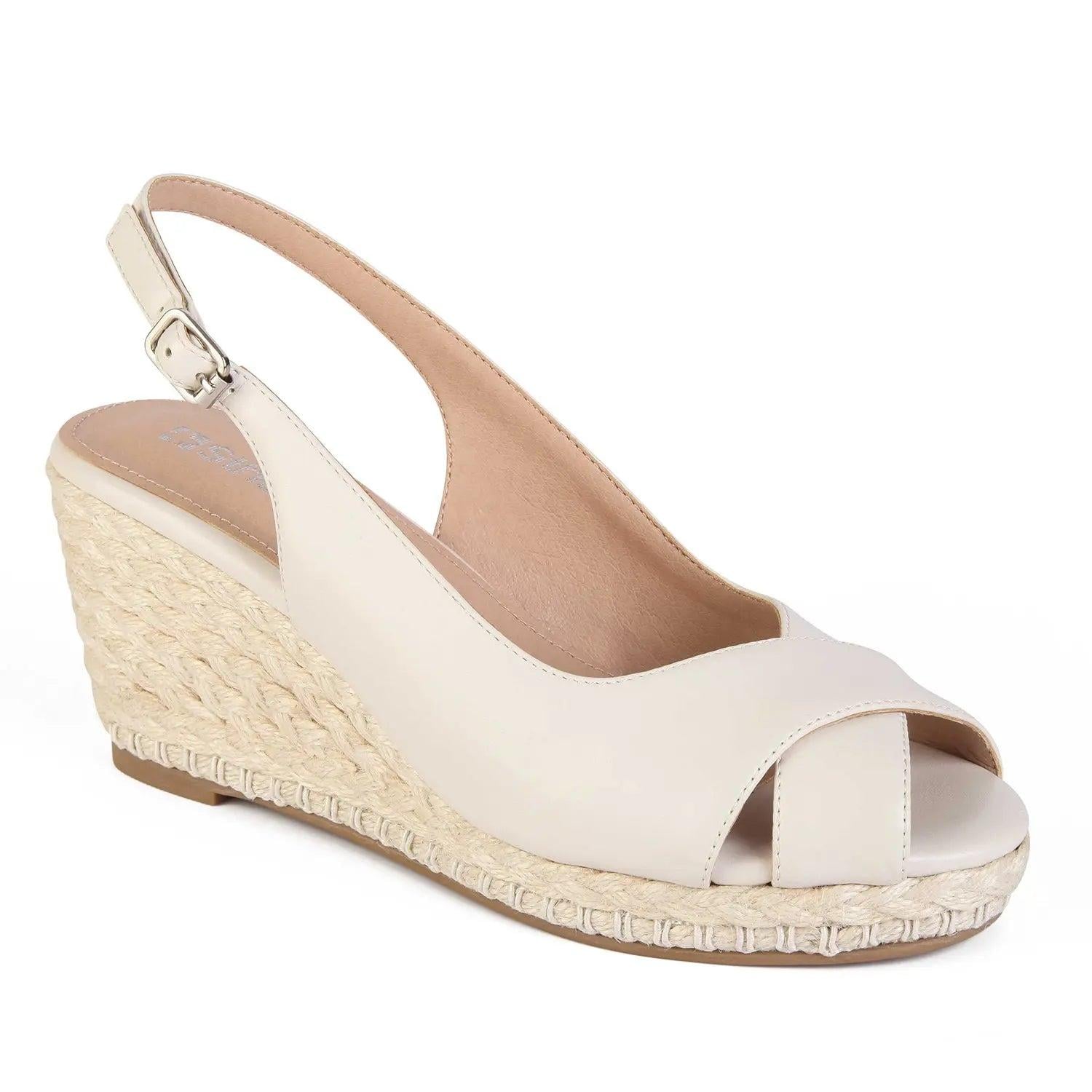 SANDALIA MUJER STHEF CASUAL OFF WHITE 8047 BLANCO 1123302 - 1