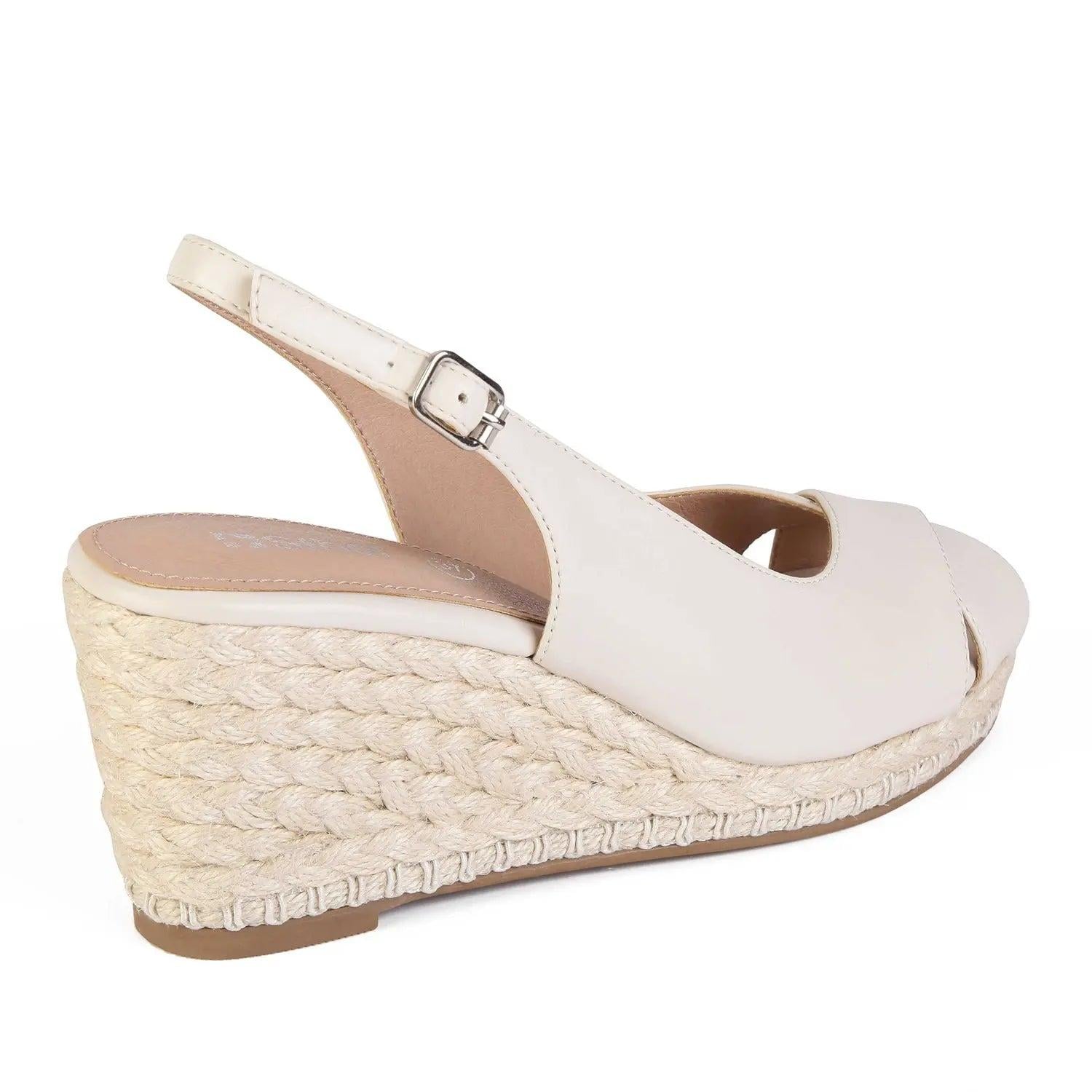 SANDALIA MUJER STHEF CASUAL OFF WHITE 8047 BLANCO 1123302 - 3