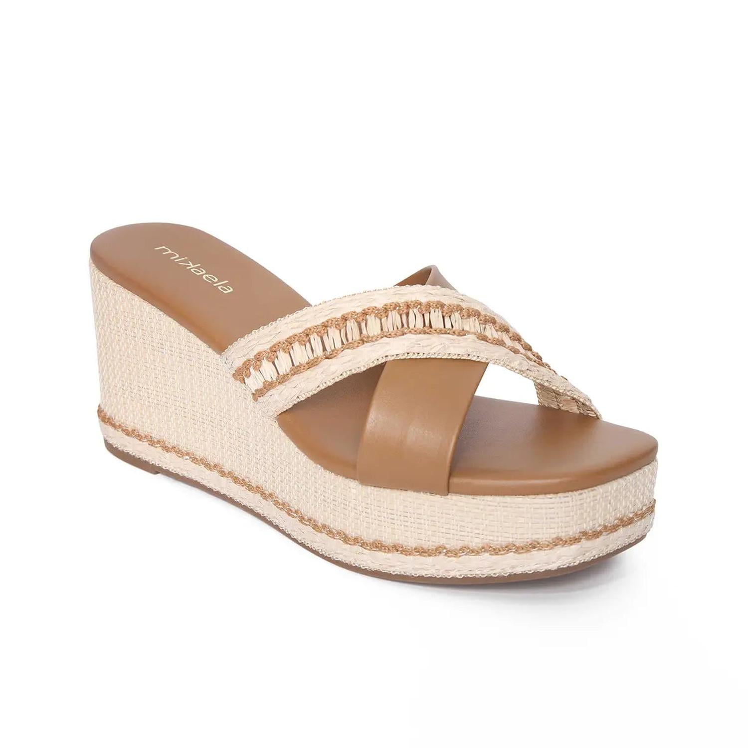 SANDALIA MUJER MIKAELA CASUAL CAPUCCINO 20315-15 - 1