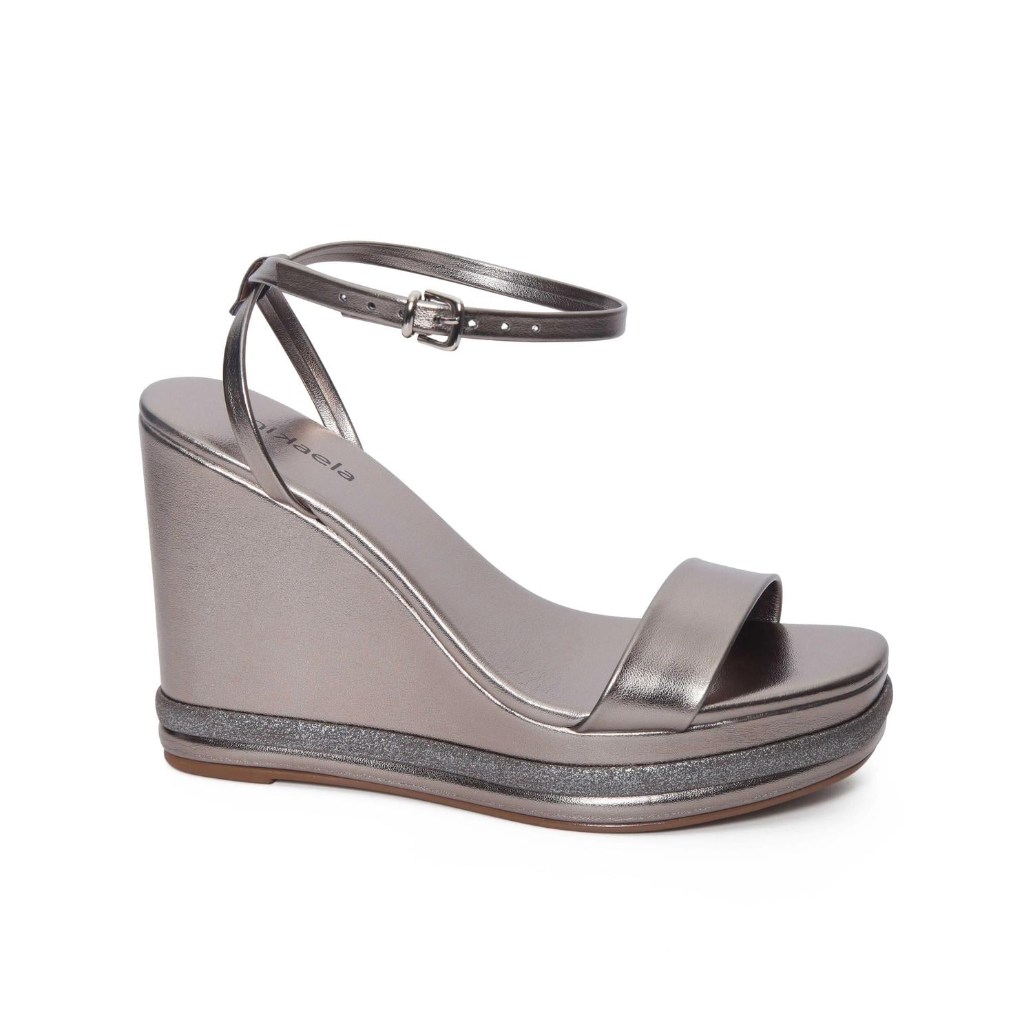 SANDALIA MUJER MIKAELA CASUAL PEWTER 19162-01 30567 GRIS 1128362 - 4