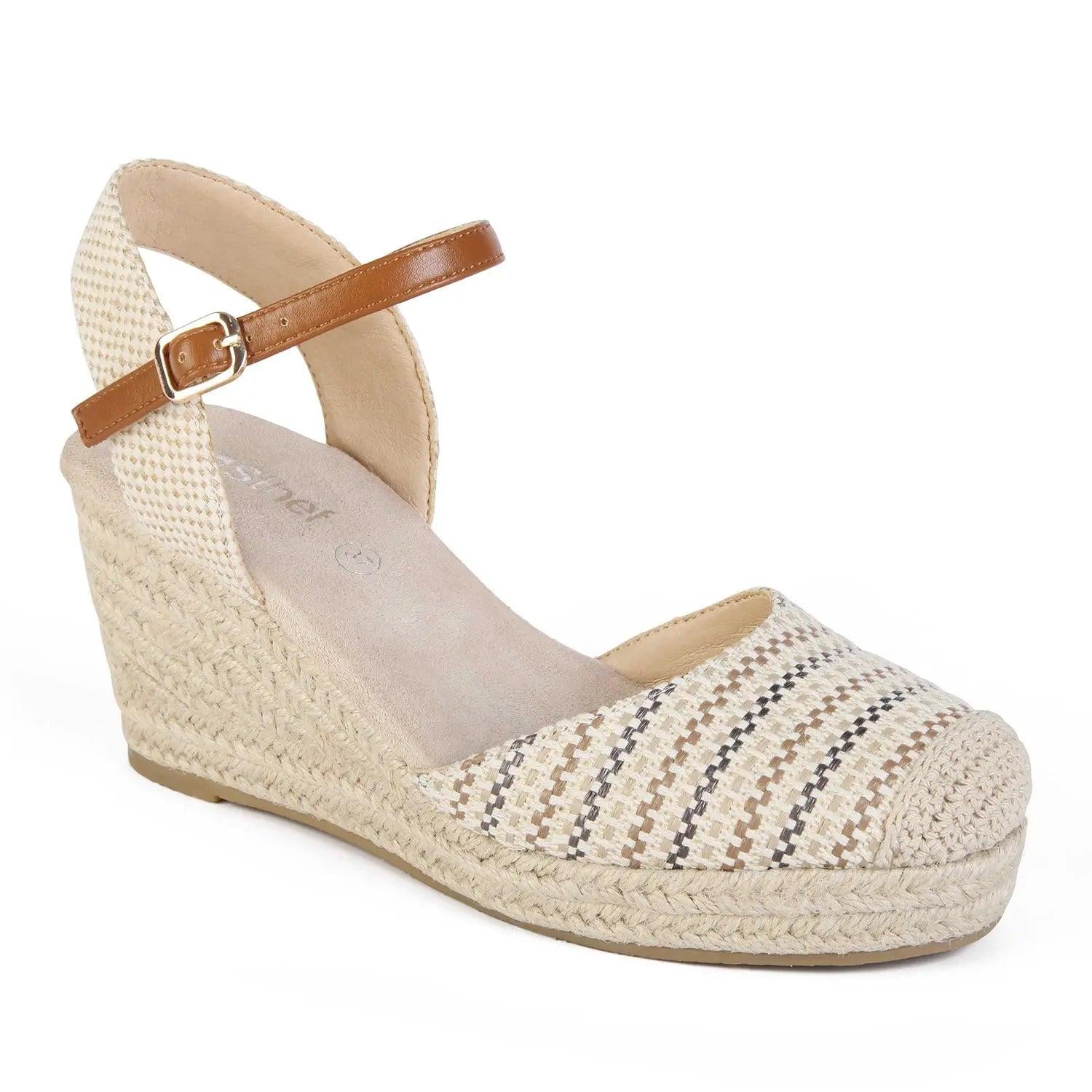 SANDALIA MUJER STHEF CASUAL MARRON 8051 - 1