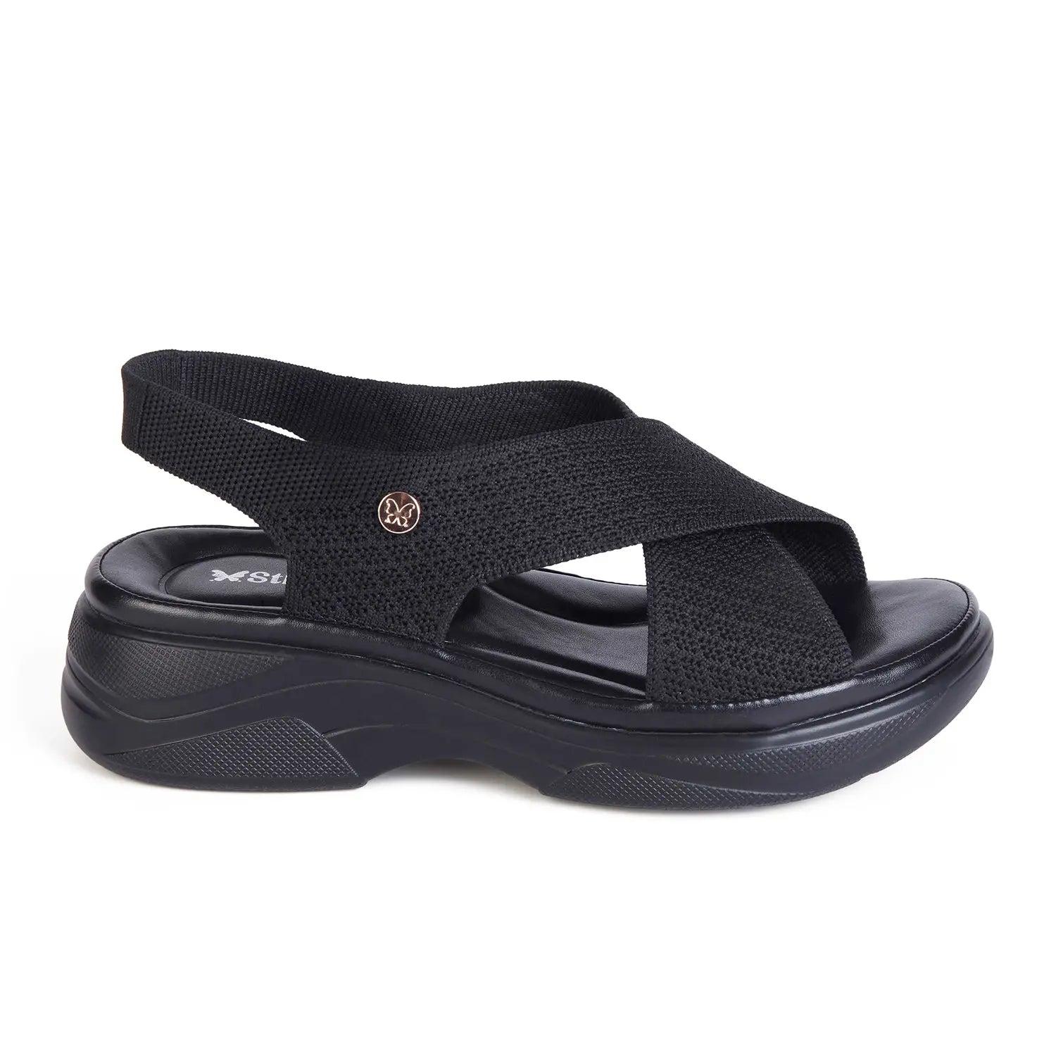 SANDALIA MUJER STHEF CASUAL NEGRO 7988 NEGRO 1122446 - 2
