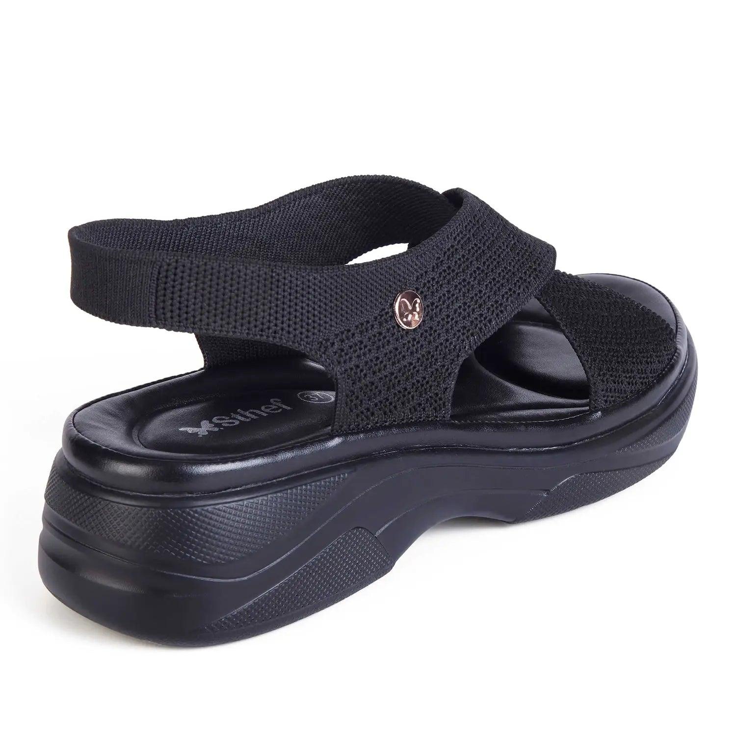 SANDALIA MUJER STHEF CASUAL NEGRO 7988 NEGRO 1122446 - 3