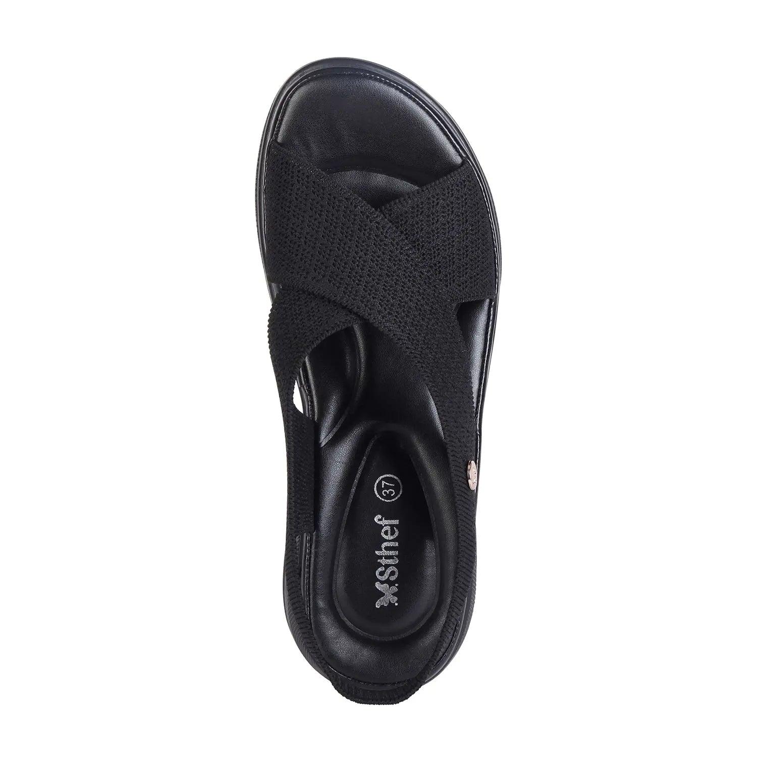 SANDALIA MUJER STHEF CASUAL NEGRO 7988 NEGRO 1122446 - 4