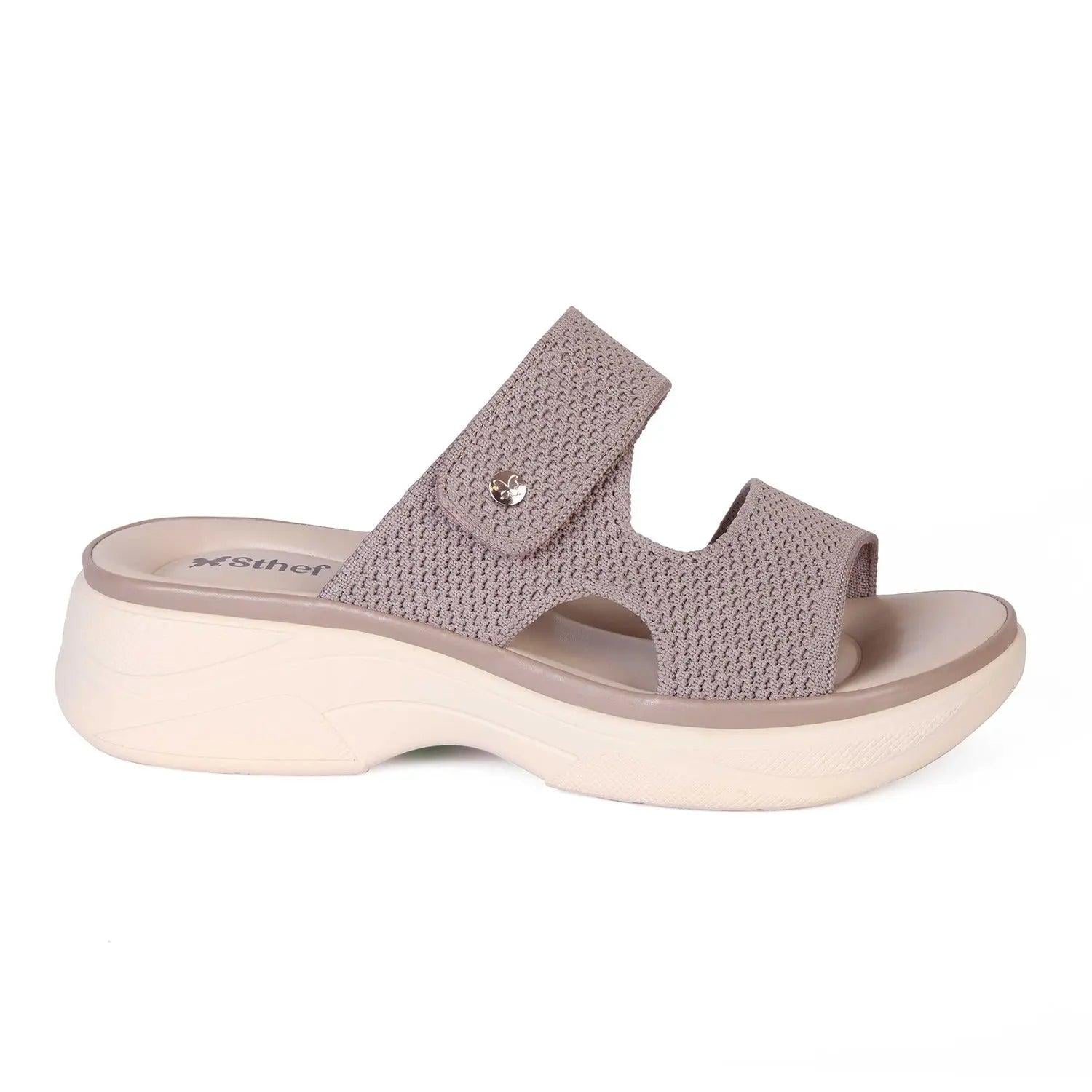 SANDALIA MUJER STHEF CASUAL MAUVE 7987 VERDE 1122441 - 2