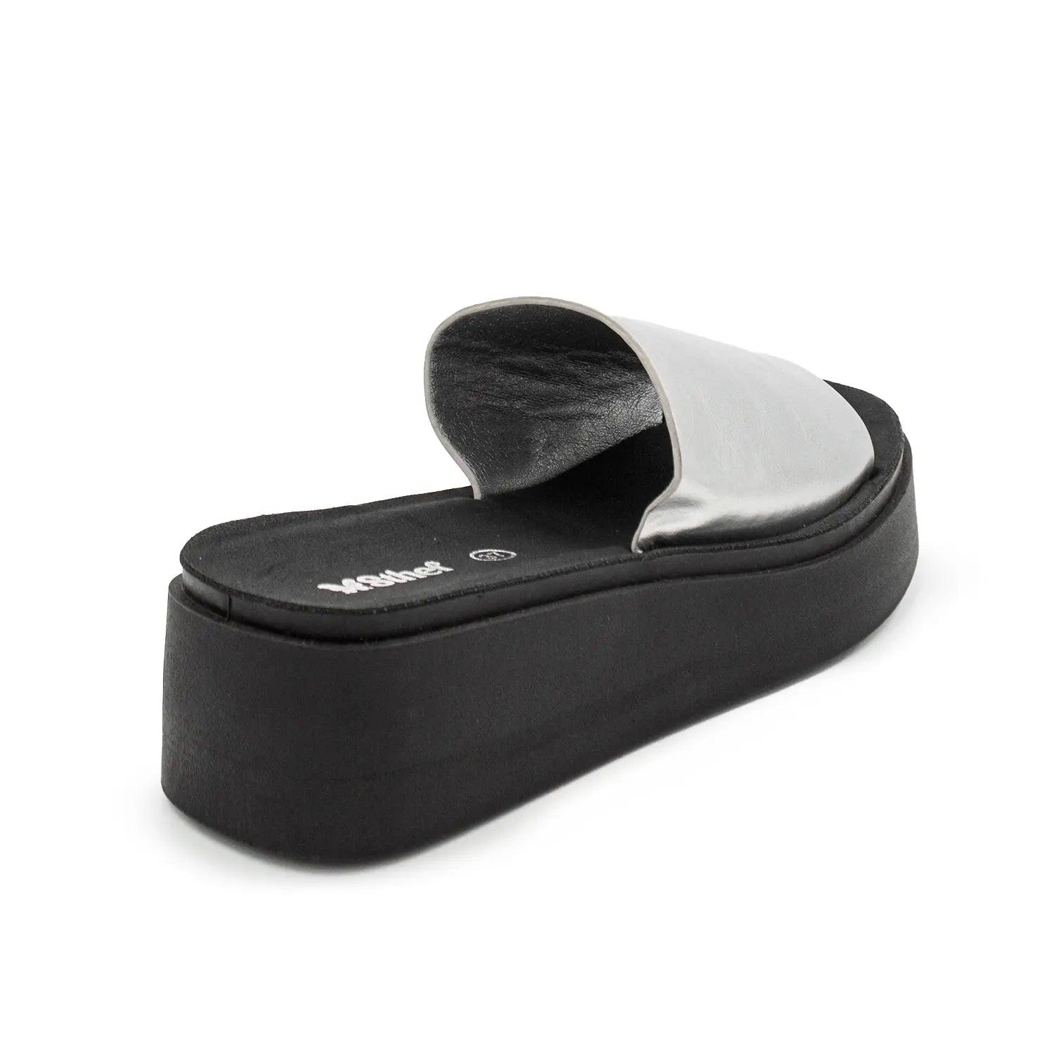 SANDALIA MUJER STHEF CASUAL PLATA 7983 NEGRO 1123116 - 3