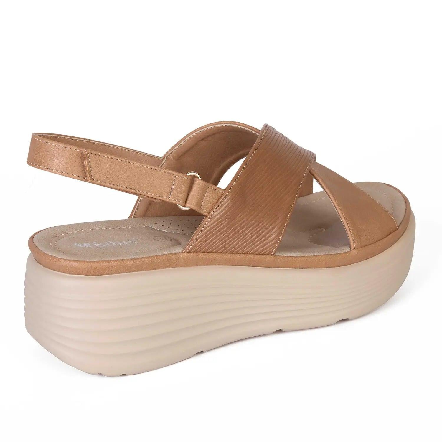 SANDALIA MUJER STHEF CASUAL MARRON 8001 MARRÓN 1121501 - 3