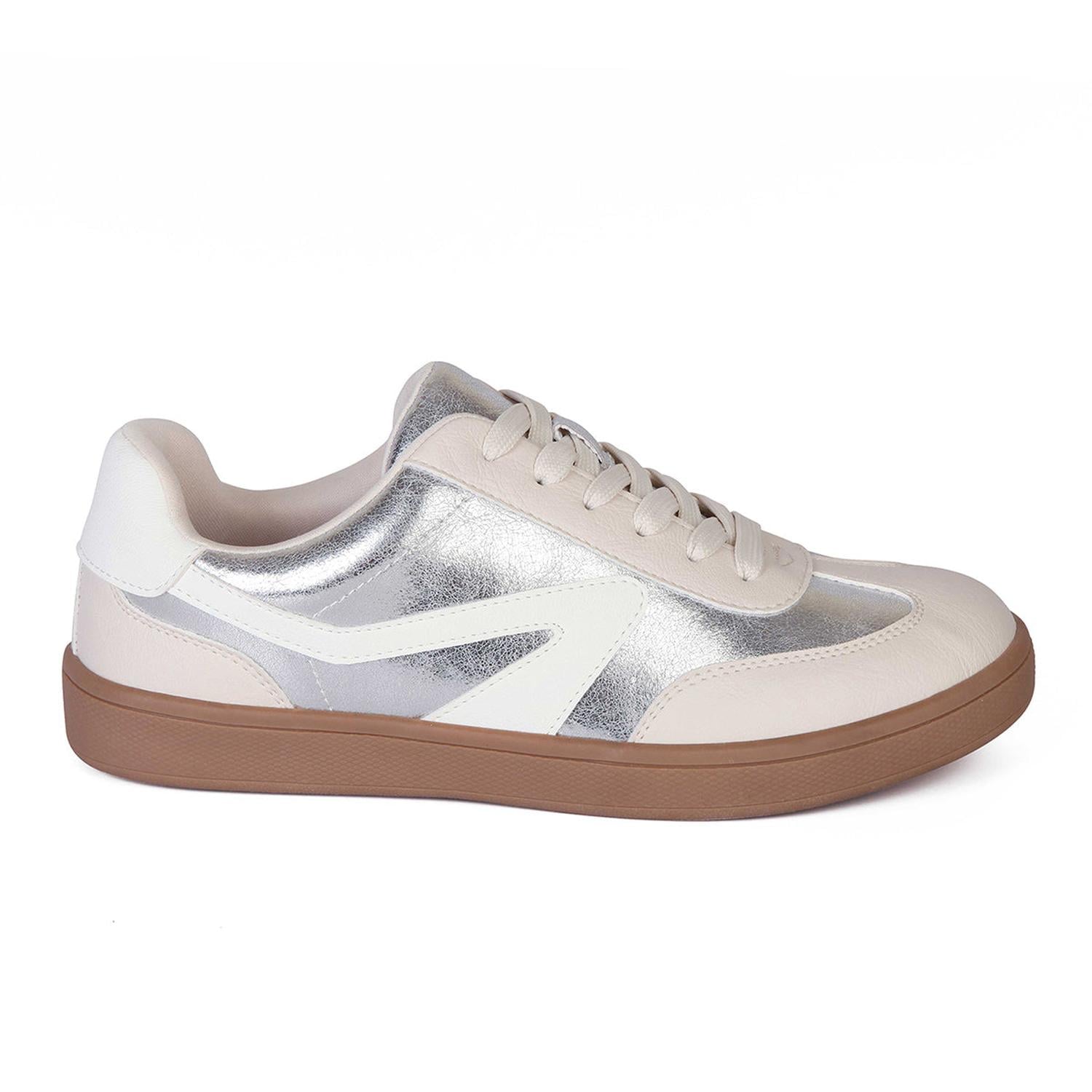 ZAPATILLA MUJER STHEF CASUAL SILVER 7980 - 1