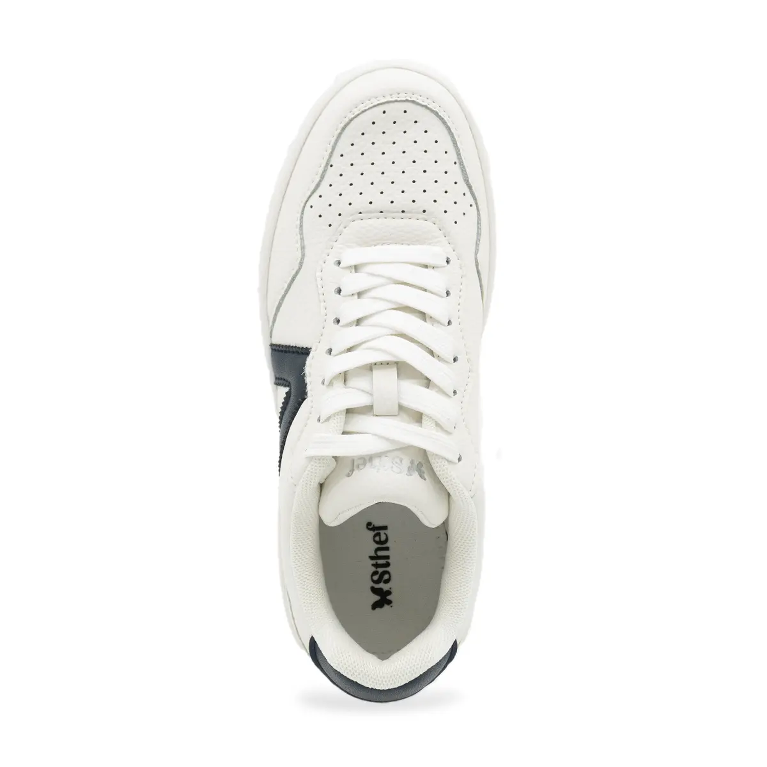 ZAPATILLA MUJER STHEF CASUAL BLANCO/AZUL 8143 BLANCO 1136218 - 4