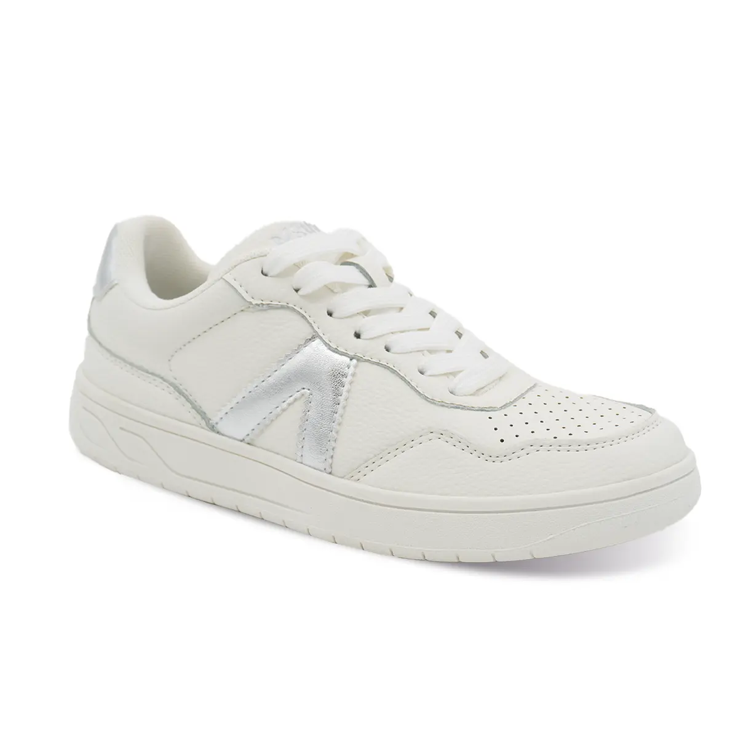 ZAPATILLA MUJER STHEF CASUAL BLANCO/PLATA 8143 - 1