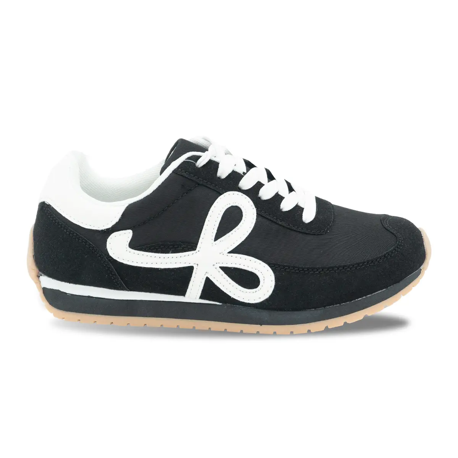 ZAPATILLA MUJER STHEF CASUAL NEGRO/BLANCO 8146 - 1