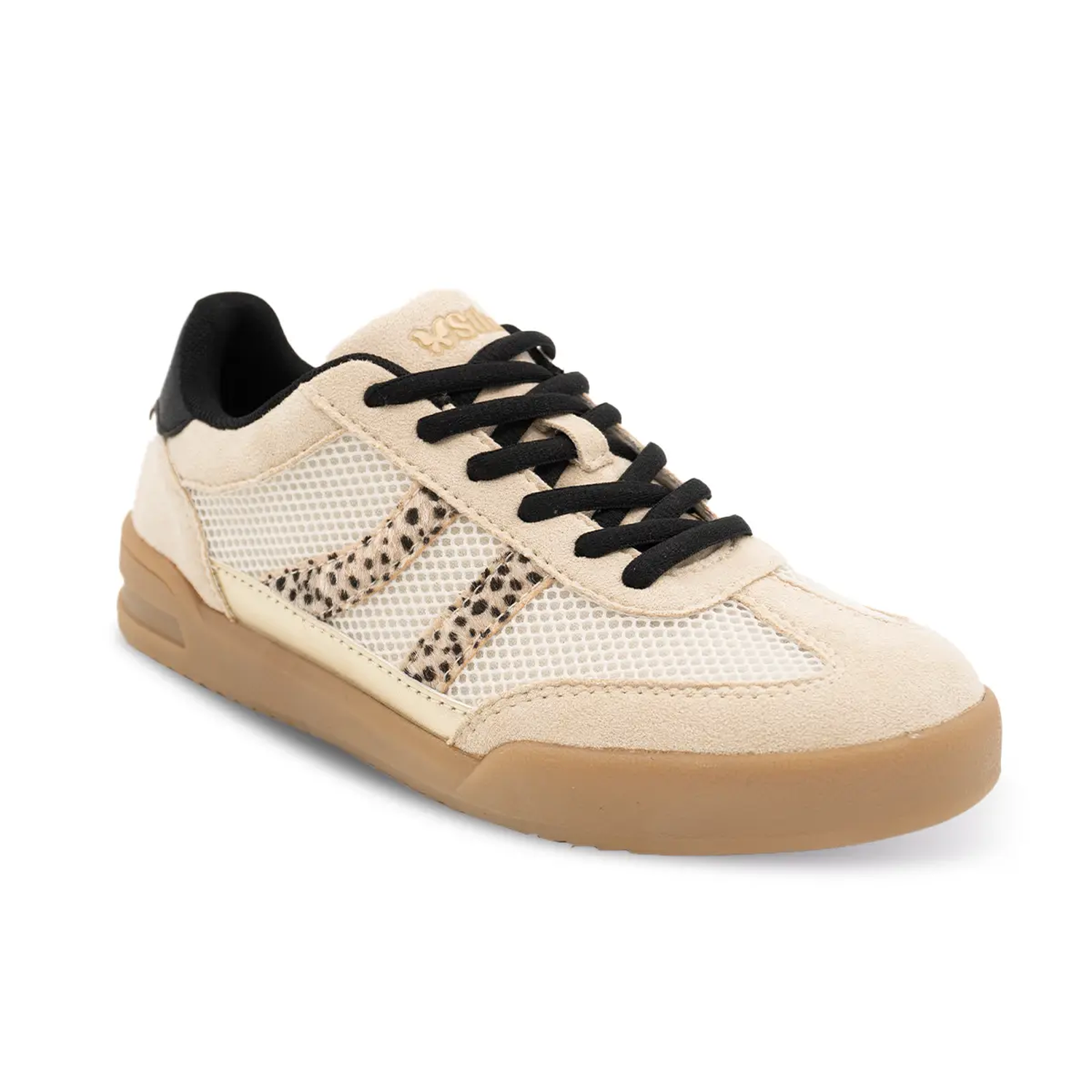 ZAPATILLA MUJER STHEF CASUAL BEIGE/NEGRO 8144 - 1